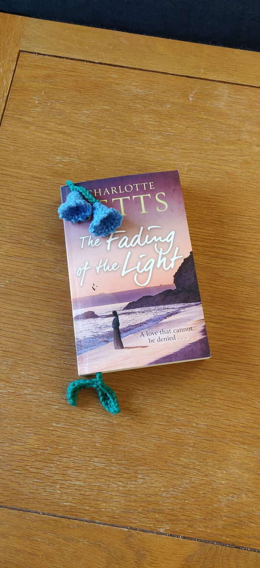 Crochet Bluebell Bookmark: Flower Book Lover Gift