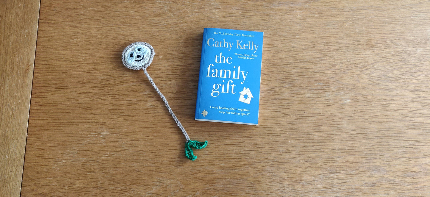Sloth Bookmark, Sloth Gift, Crochet Bookmark, Animal Bookmark, Book Gift, Book Lover Gift, Book Gift for her, Reading Girl, Reading Gift