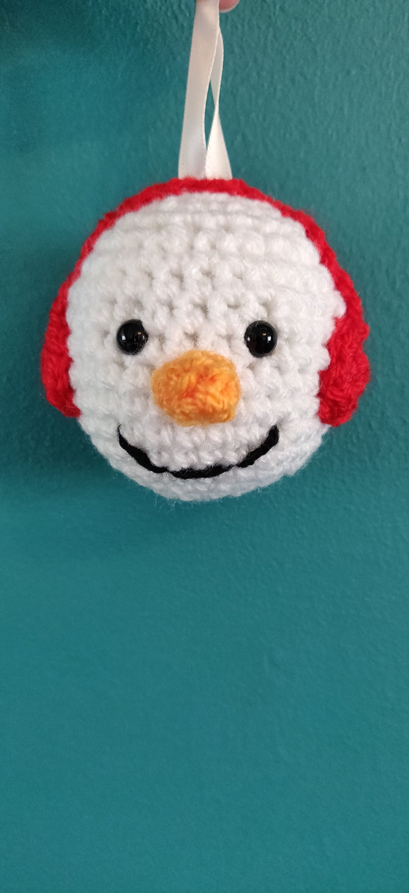 Crochet Christmas Pudding Ornament: Holiday Tree Decoration