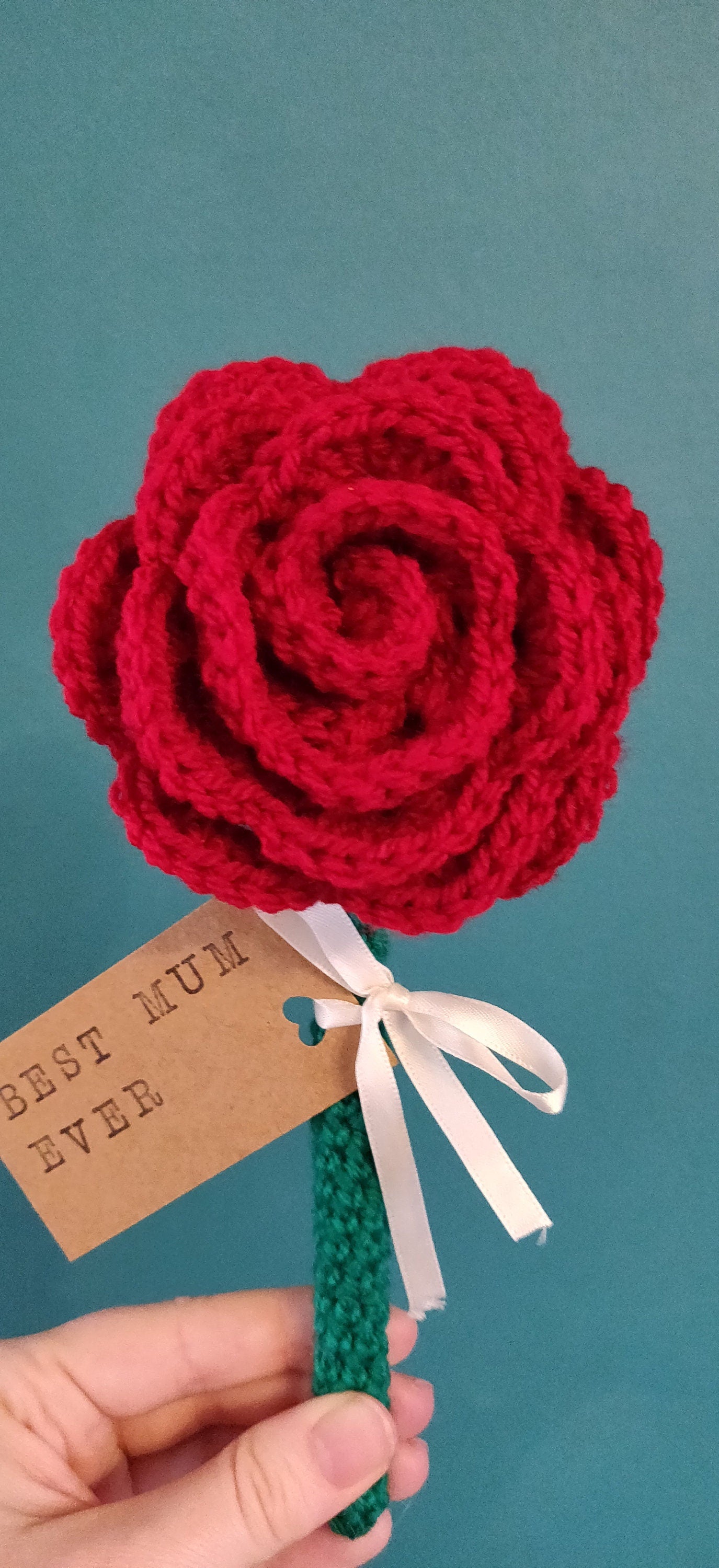 Birthday Rose, Always my Mum Forever My Friend Rose Gift, Personalised Birthday Flower, Birthday Present, Birthday Gift for Gran or Nanna