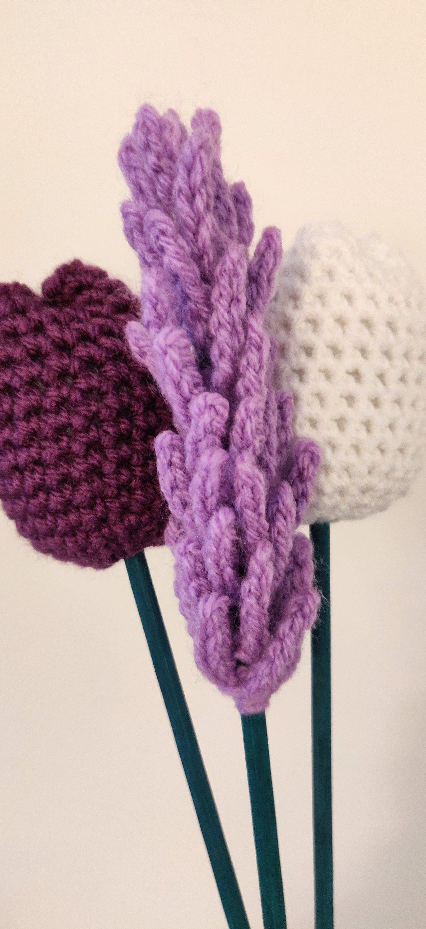 Tulip and Lavender Bouquet, Artificial Flower Arrangement, Purple Flower Gift, Lavender Gift, Mother's Day Gift, Faux Floral Home Decoration