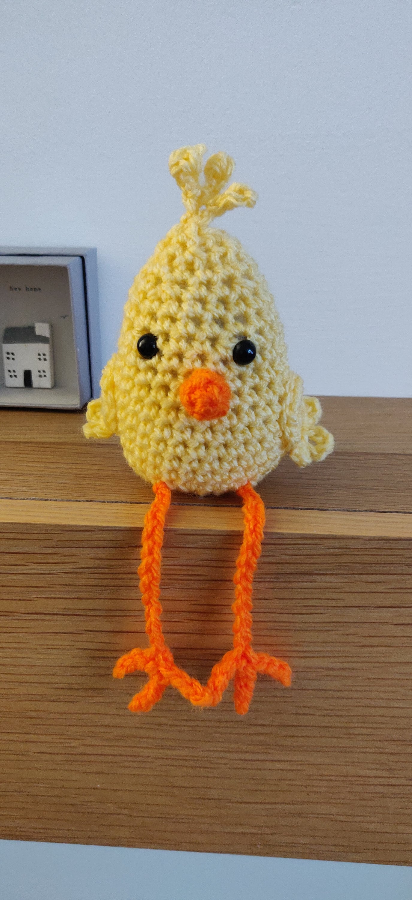 Crochet Baby Chick, Shelf Sitter, Shelf Buddy, Easter Decoration, Yellow Spring Chicken Ornament, Pastel Chick Plush, Easter Hunt Gift