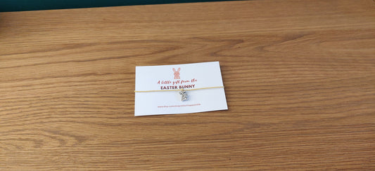 Easter Bunny Bracelet, Easter Jewellery, Bunny Charm Bracelet for Adults and Kids, Spring Bunny Present, Easter Gift, Rabbit and Carrot