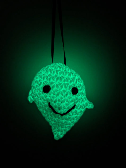 Glow in the Dark Ghost Hanging Ornament: Spooky Halloween Decor