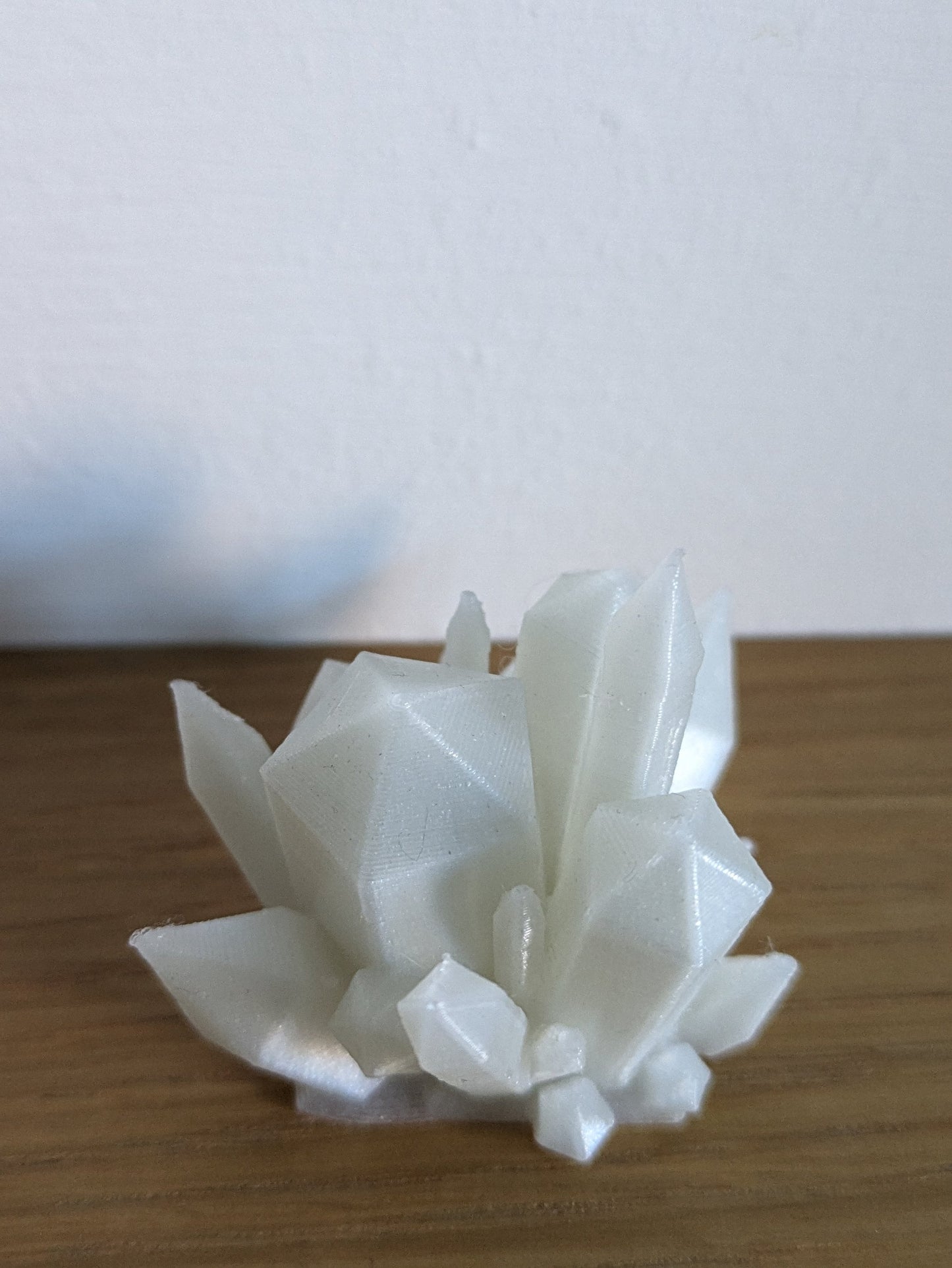 Glow in the Dark 3D Printed Crystal, Gothic Halloween Ornament