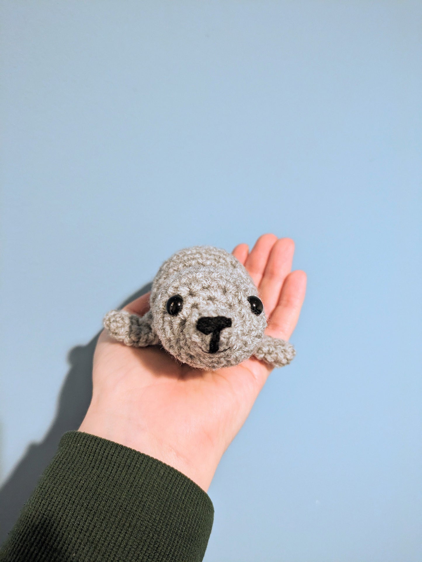 Seal Ornament, Sea Life, Nautical Home Decor, Lion Puppy, Grey Seal Figurine, Seal Lover, Coastal Birthday Gift