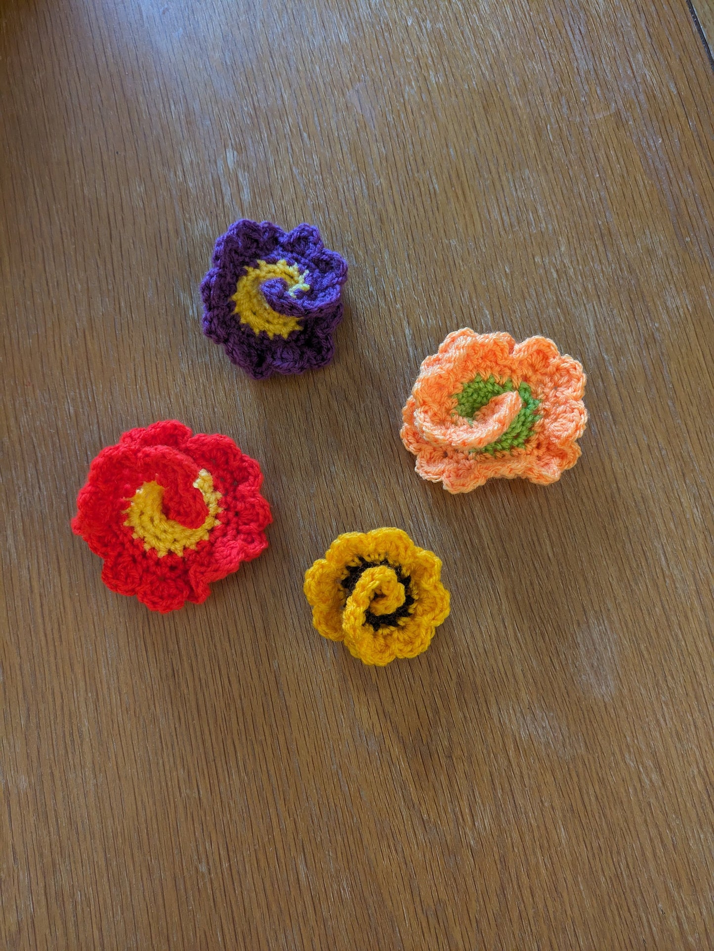 Crochet Flower Fidget Toy: Silent Anxiety Relief Spinner