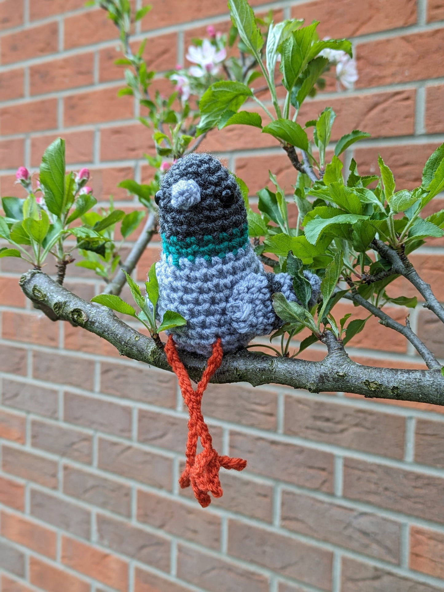 Crochet Pigeon Shelf Sitter: Summer Caravan Decor