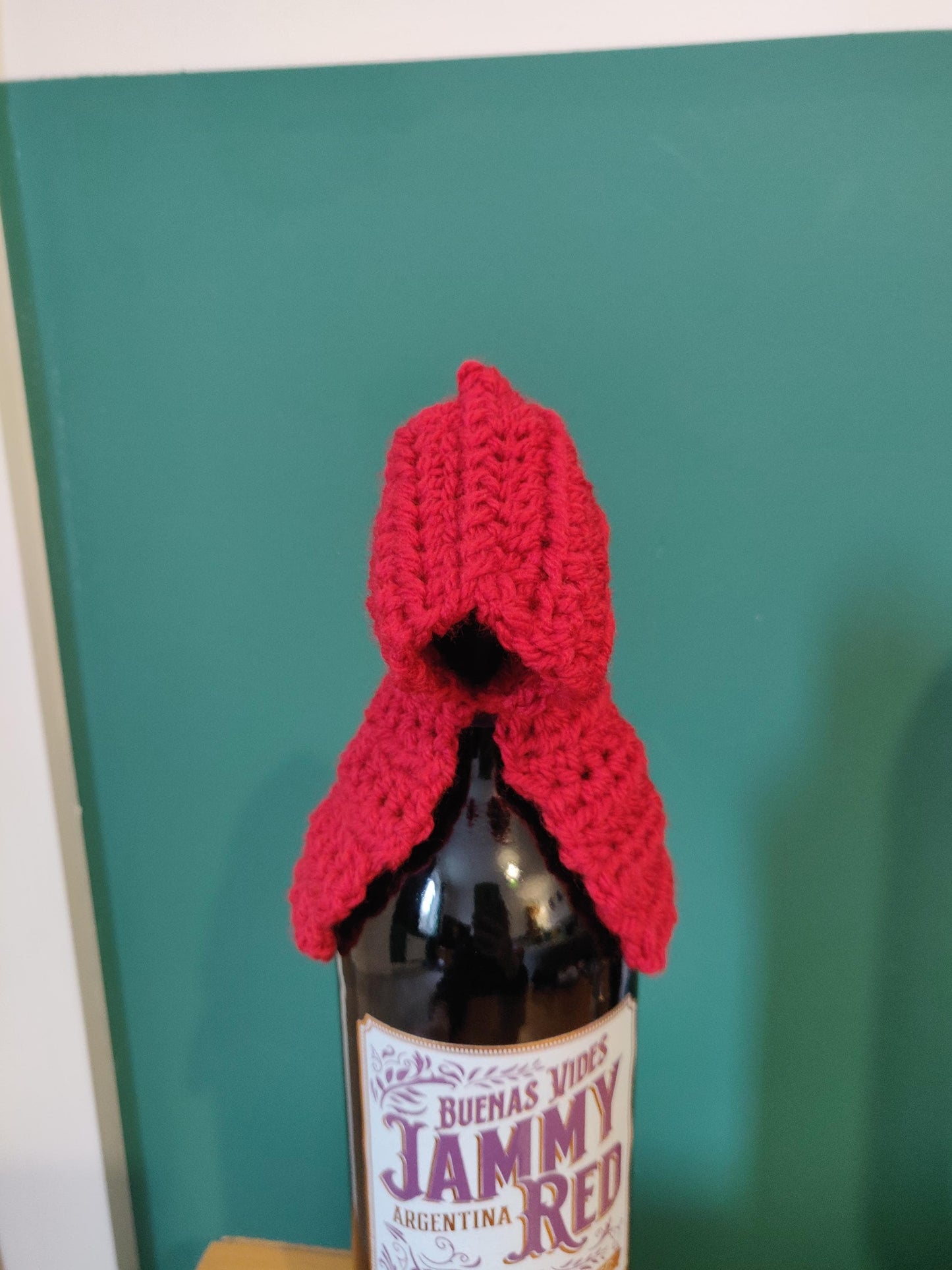 Traitor Cape Figurine, Crochet Bottle Topper