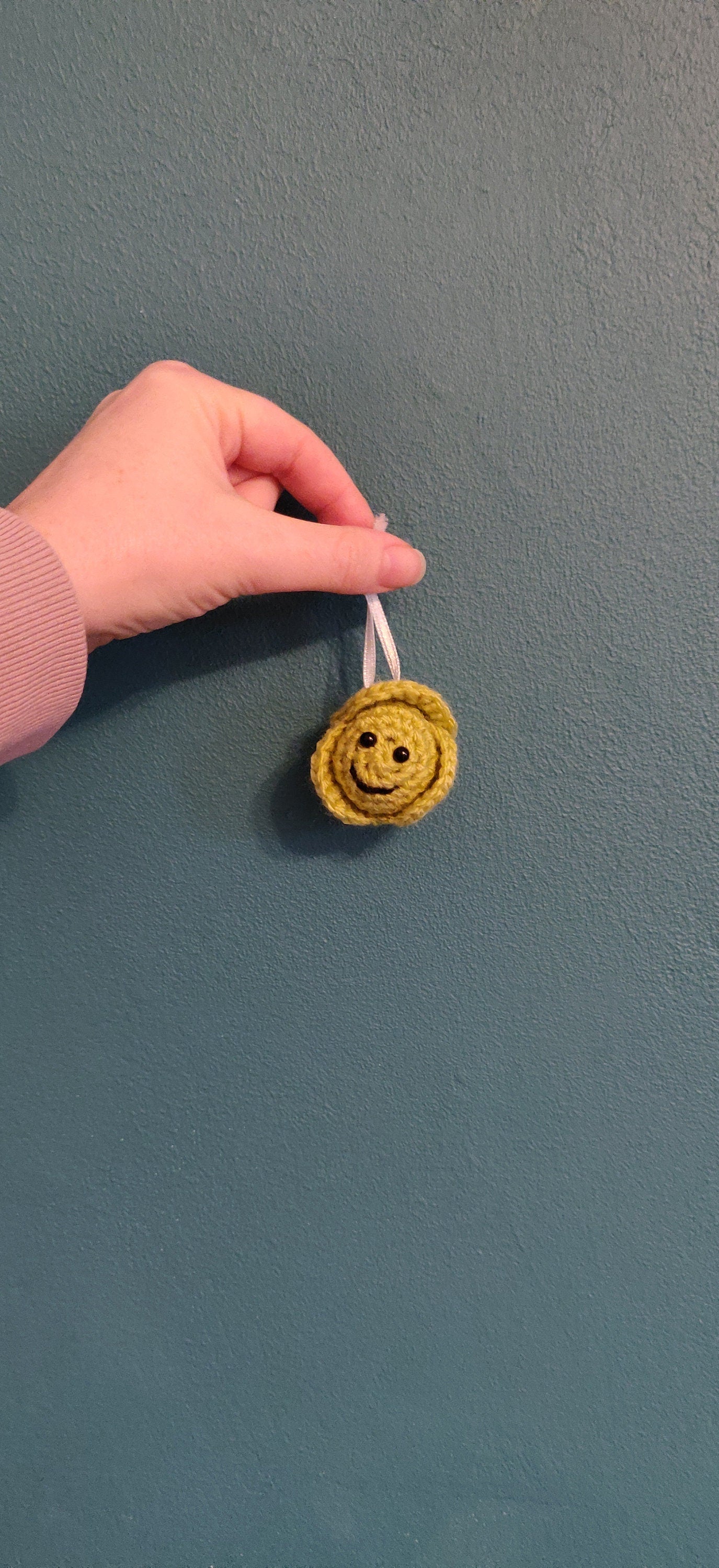 Crochet Brussel Sprout Christmas Ornament, Sprout Lover Gift