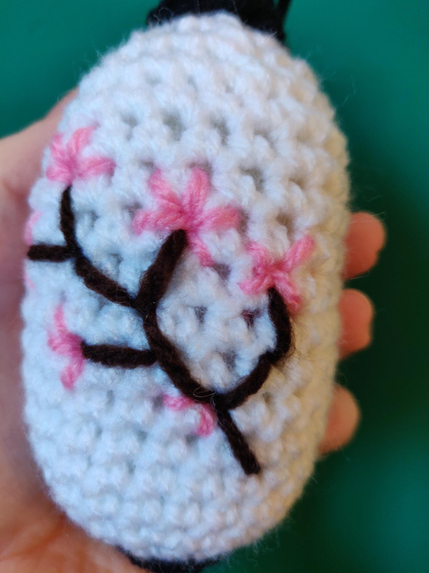 Crochet Chinese Lantern, Japanese Cherry Blossom ,Lunar New Year Car Decor