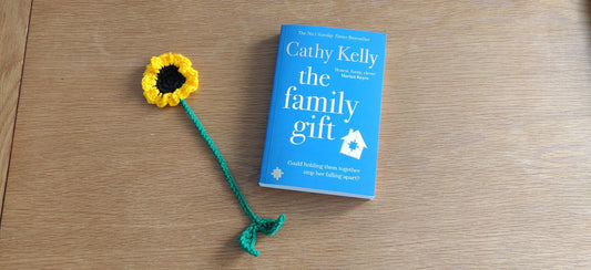 Crochet Sunflower Bookmark, Book Lover Gift