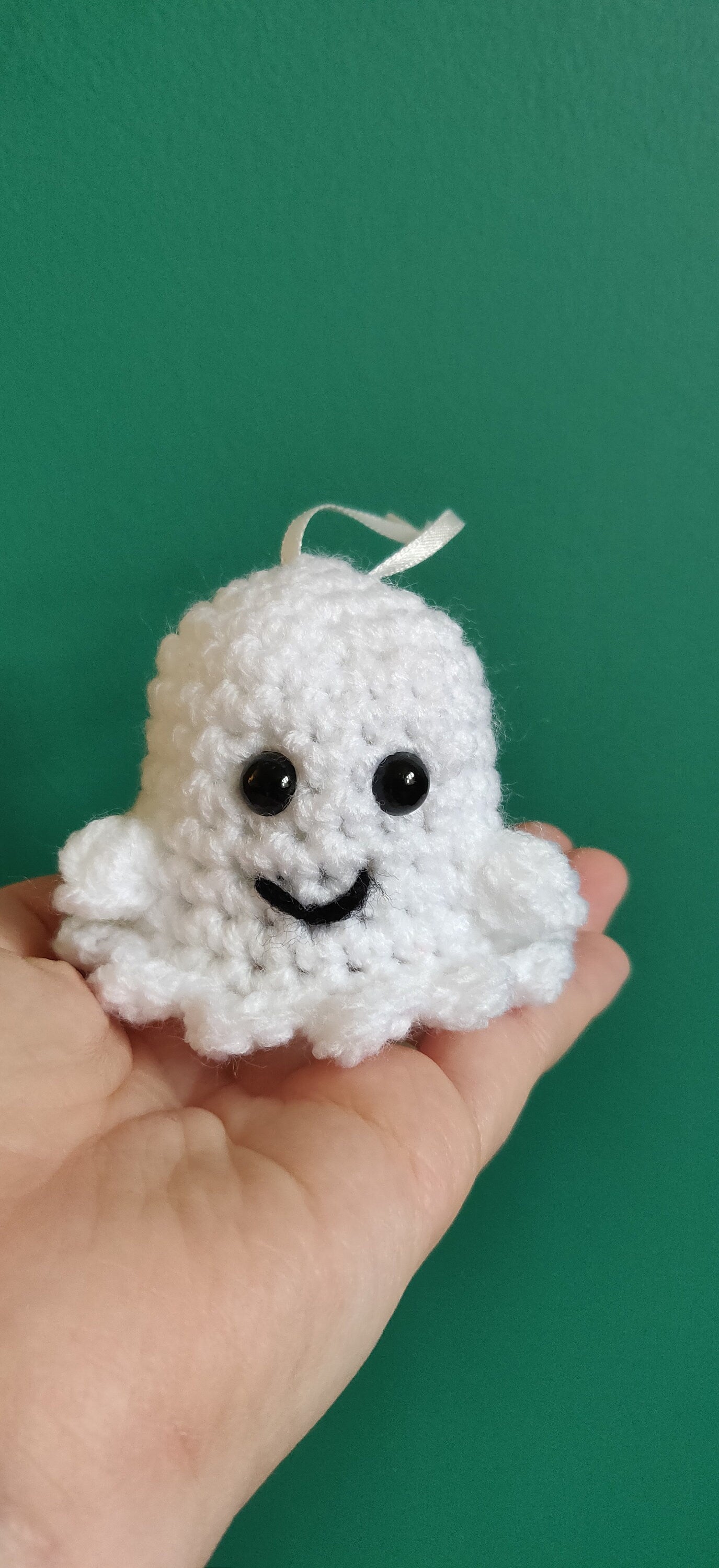 Light up Ghost, White Spooky Ghost, Halloween Decor, Halloween Ghost, Mini Ghost Ornament, Halloween Tree Decor, Glow in the Dark Figure