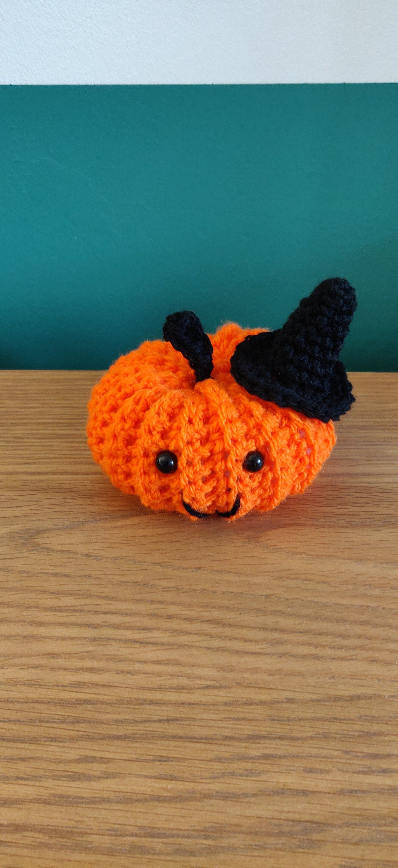 Spider Pumpkin, Halloween Decor, Crochet Pumpkin with Legs, Wiccan Decorations, Pumpkin Decorations, Witchy Decor, Halloween Spider