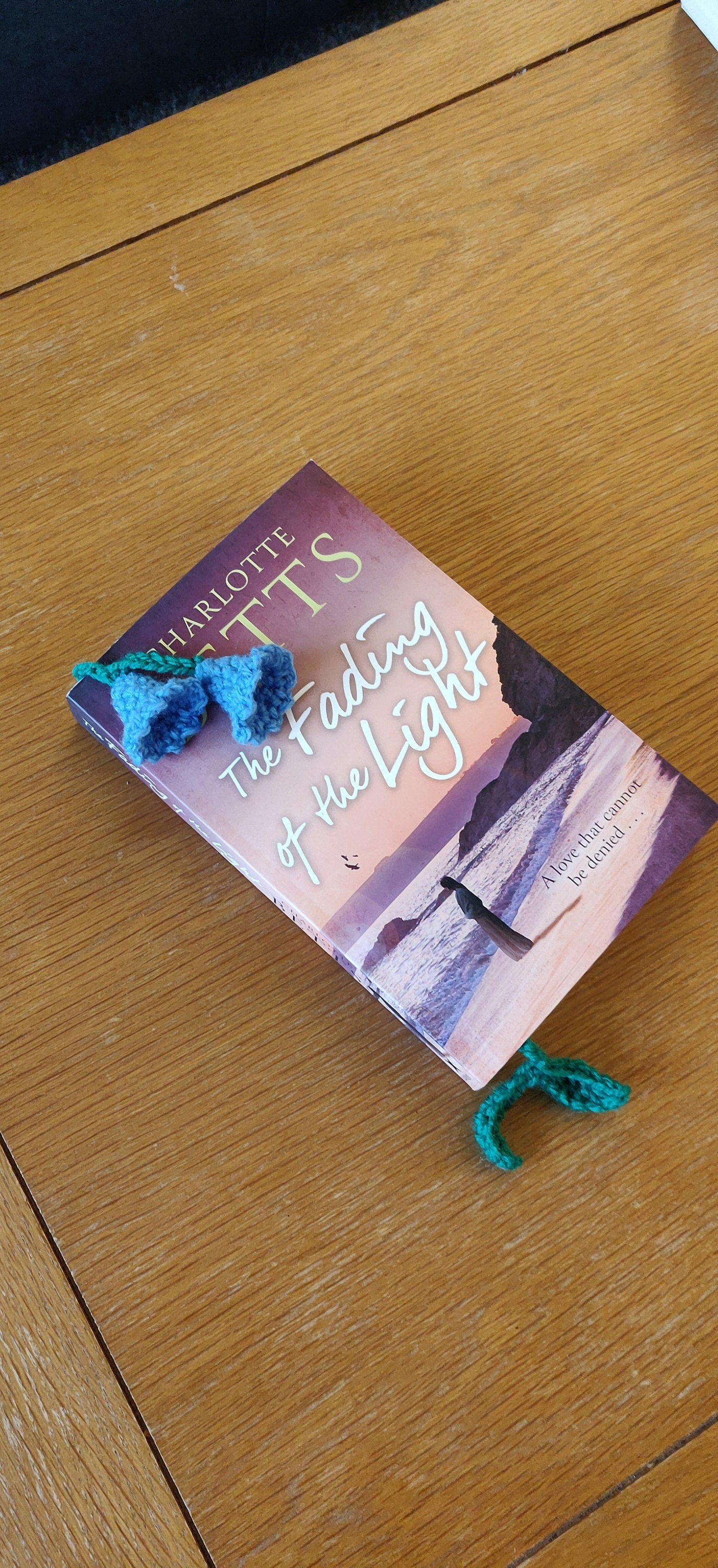 Crochet Bluebell Bookmark: Flower Book Lover Gift