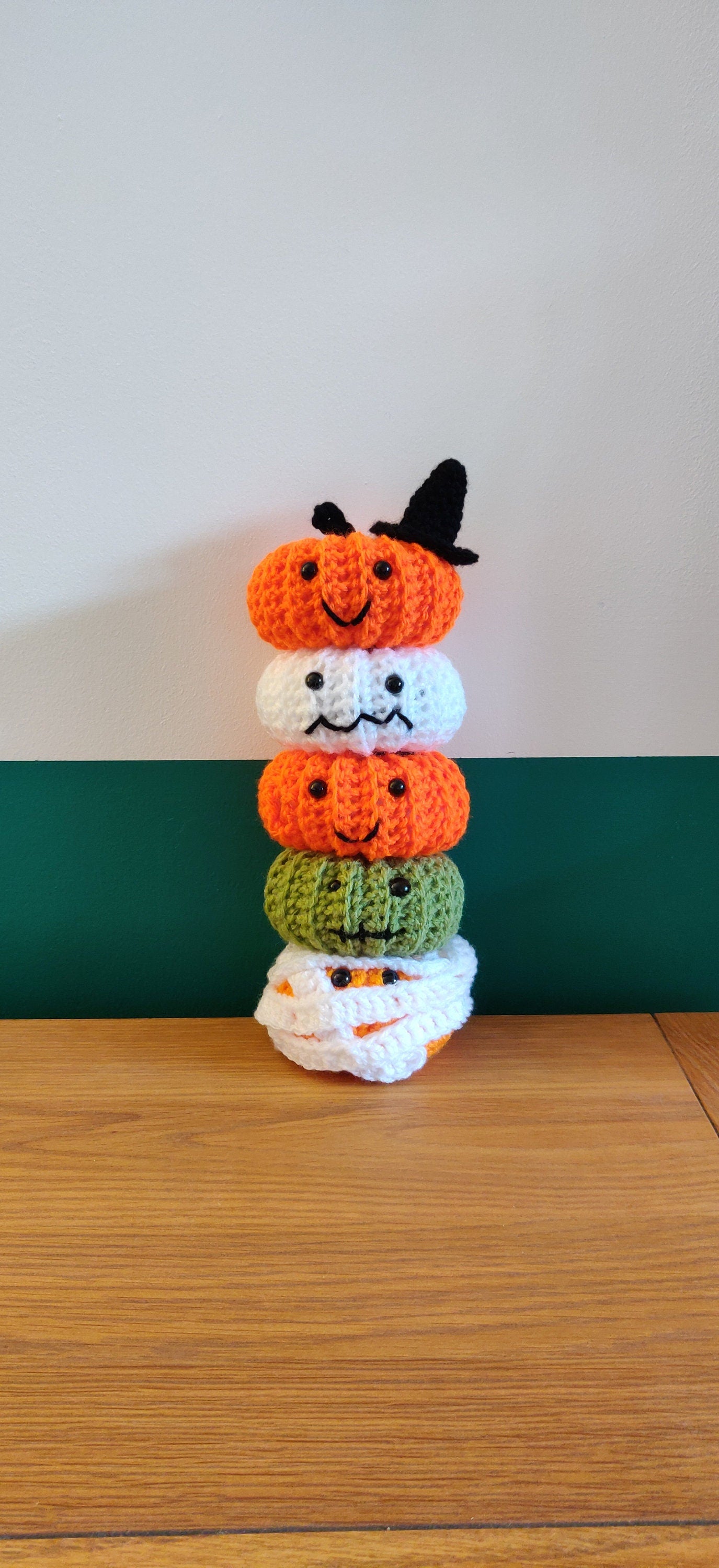 Spider Pumpkin, Halloween Decor, Crochet Pumpkin with Legs, Wiccan Decorations, Pumpkin Decorations, Witchy Decor, Halloween Spider