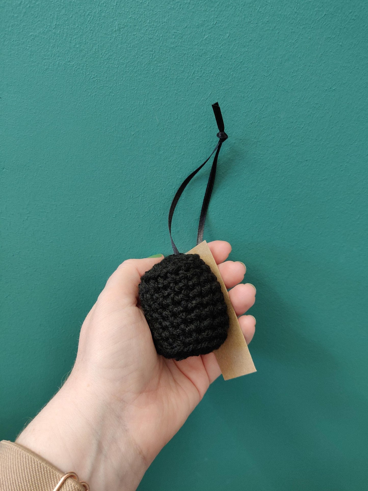 Lump of Coal, Naughty List Gift, Stocking Filler, Joke Christmas Gift, Funny Novelty Present, Crochet Hanging Ornament, Adult Gift