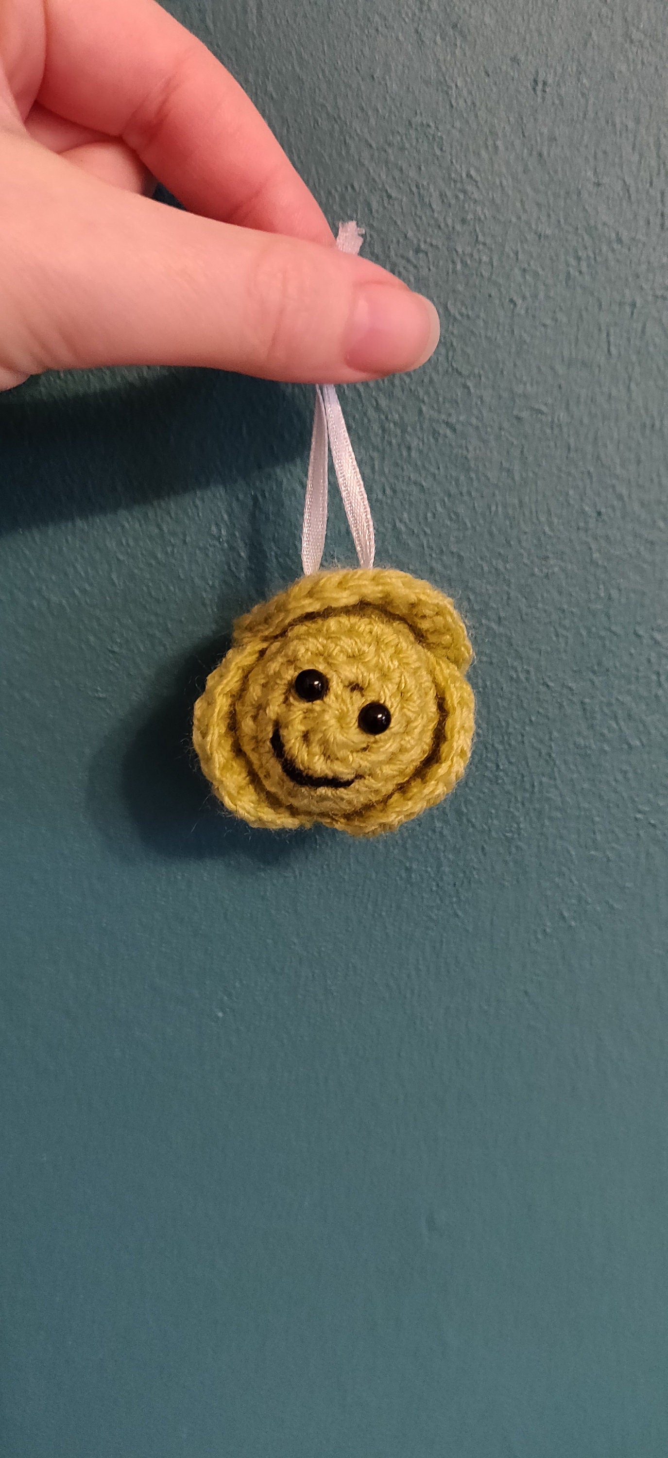 Crochet Brussel Sprout Christmas Ornament, Sprout Lover Gift