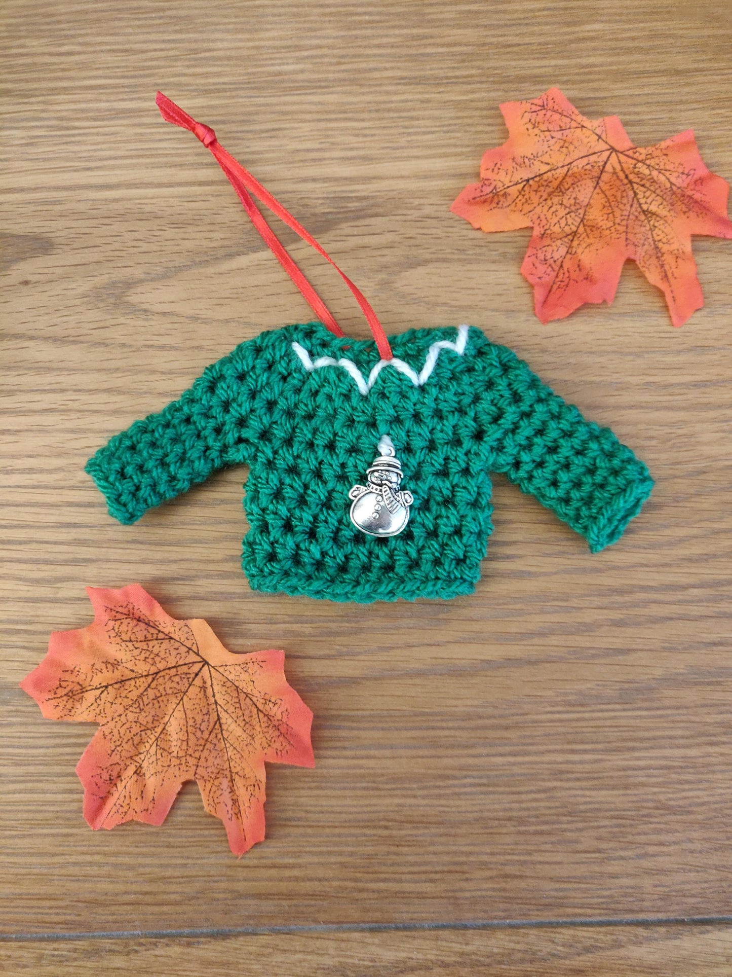 Christmas Jumper Hanging Decoration, Mini Ugly Xmas Sweatshirt, Xmas Charms, Red & Green Tree Dec, Fun Gift, Secret Santa,