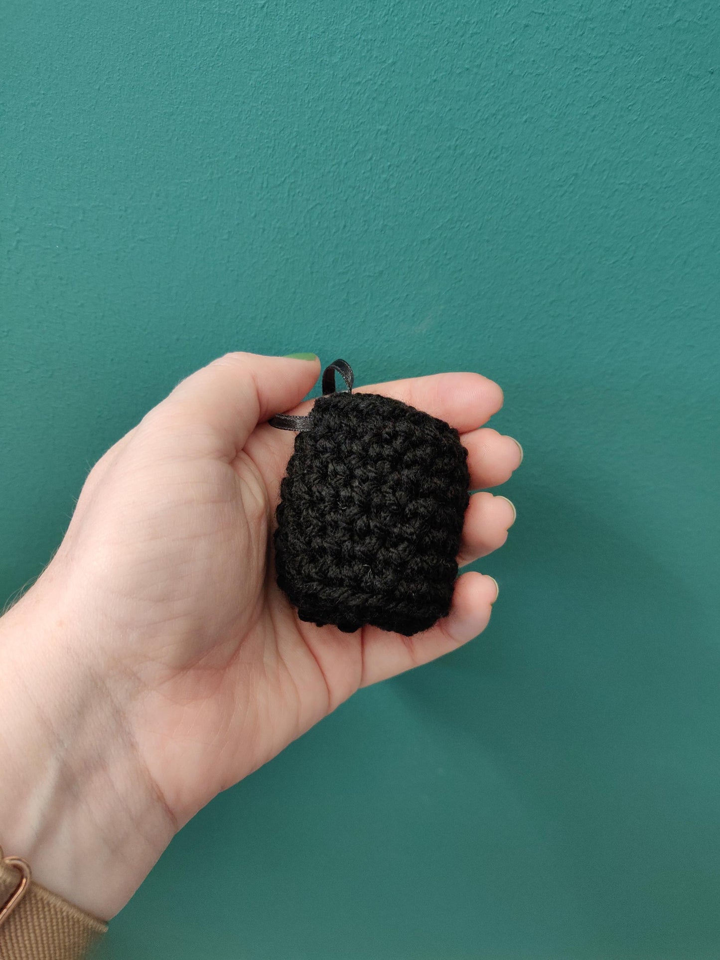 Lump of Coal, Naughty List Gift, Stocking Filler, Joke Christmas Gift, Funny Novelty Present, Crochet Hanging Ornament, Adult Gift