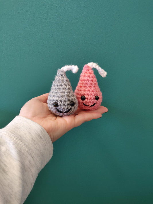 Chocolate Kisses, Valentine Gift, Anniversary Present, Candy Kisses, Unique Gift for Partner, Pink Easter Keepsake, Chocolate Lover Gift