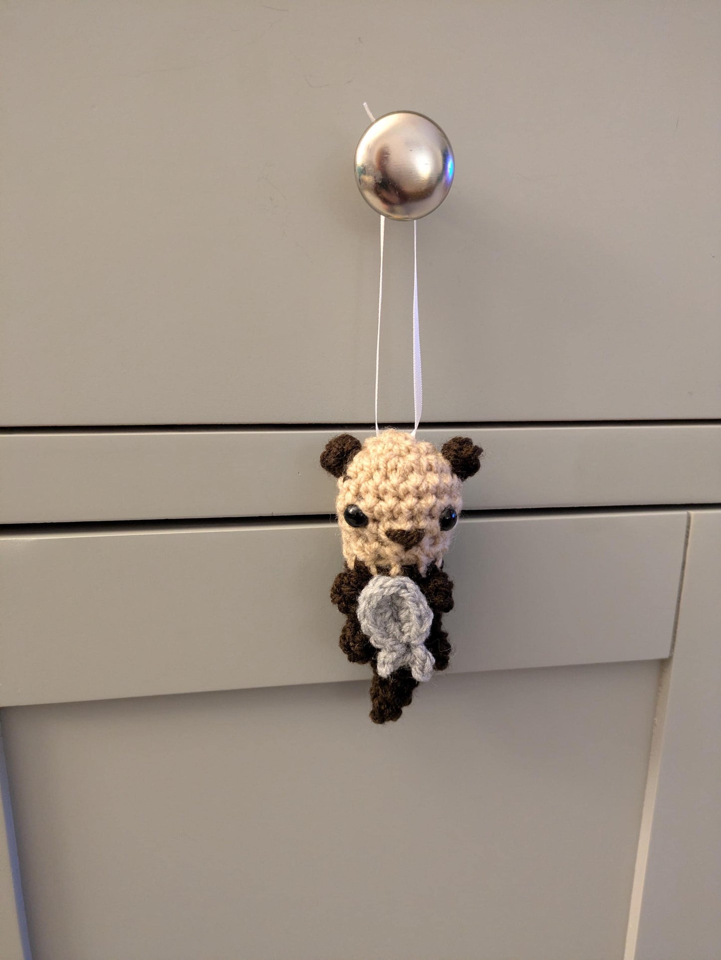 Crochet Otter Pocket Hug, Positive Gift