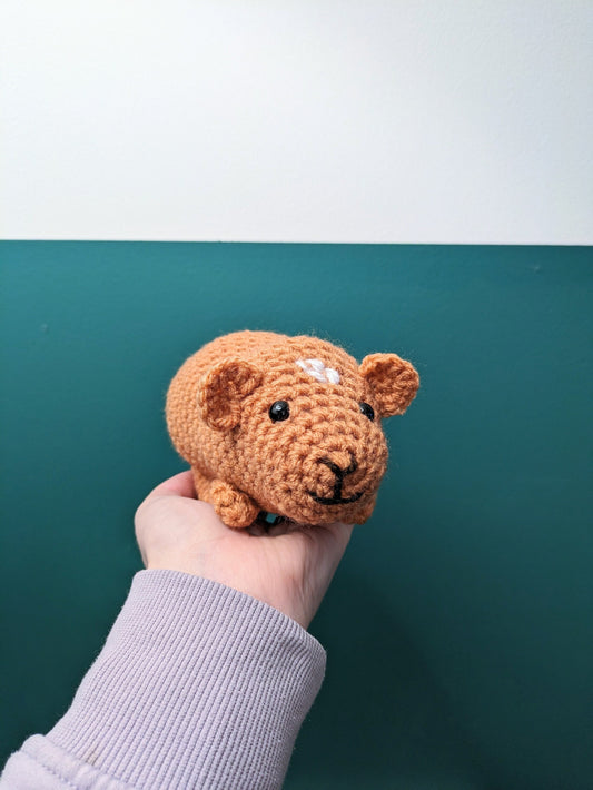 Crochet Guinea Pig, Personalised Pet Teddy, Guinea Pig Gift, Pet Memorial, Pig Plushie, Pet Portrait