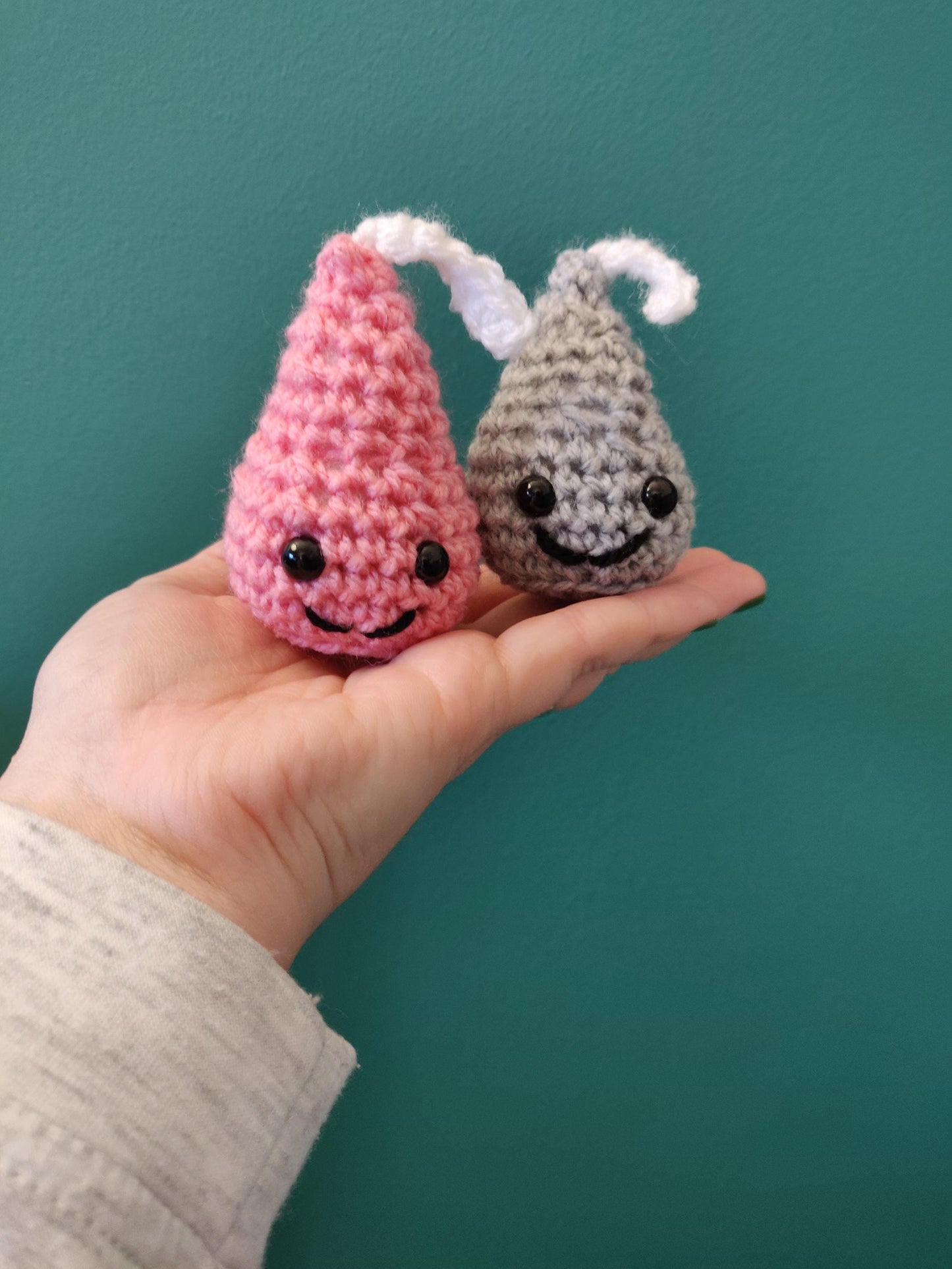 Chocolate Kisses, Valentine Gift, Anniversary Present, Candy Kisses, Unique Gift for Partner, Pink Easter Keepsake, Chocolate Lover Gift