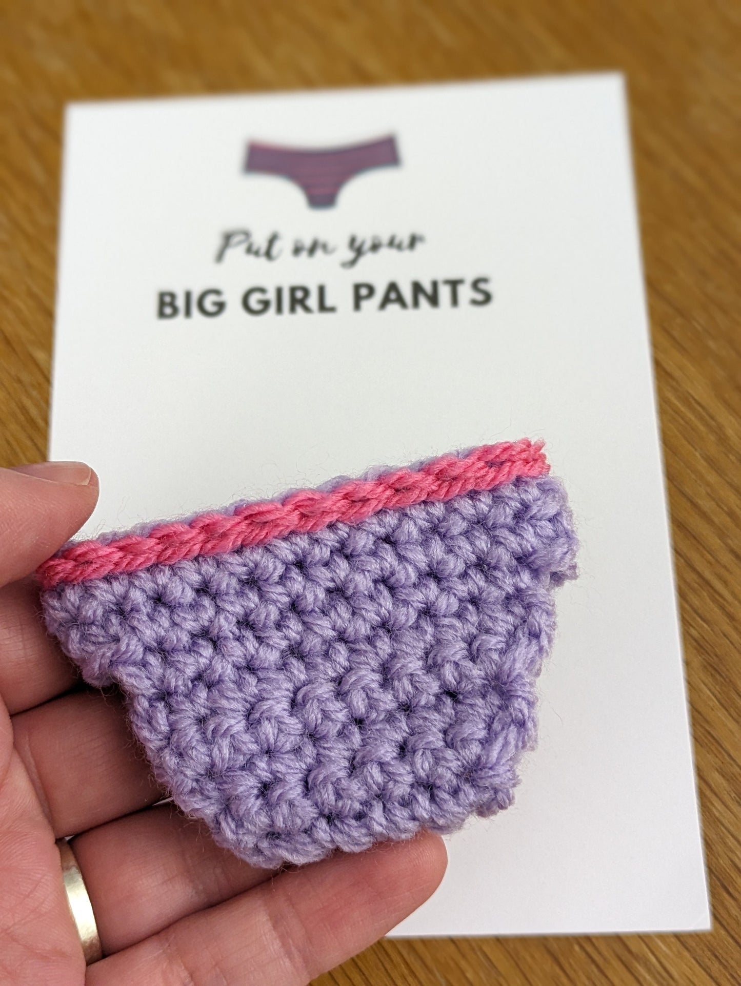 Positive Pants Gift Card, Big Girl Pants, Stay Strong, You've Got This, Positive Present, Knickers Unique Divorce Present, Get Well Soon