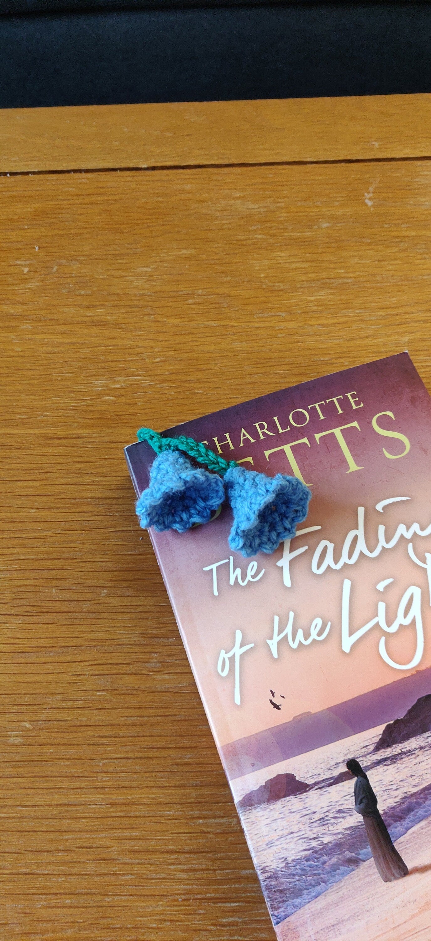 Crochet Bluebell Bookmark: Flower Book Lover Gift