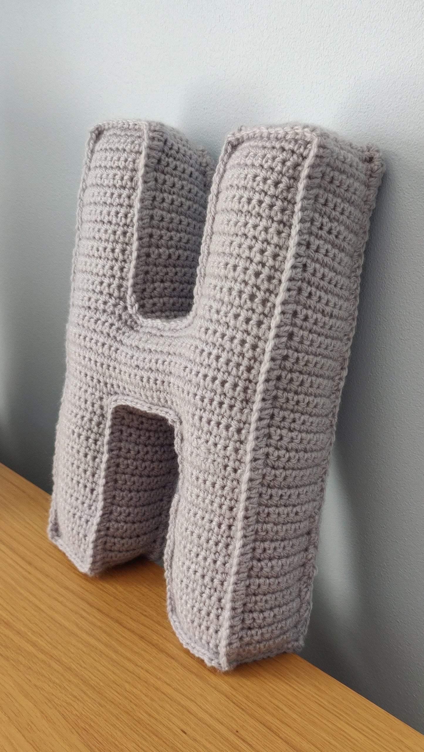 Large Crochet Letter, Nursery Decoration, Name Decoration, 3D Crochet Letter, Letter for Nursery, Letter for Wall, Crochet Baby Gift