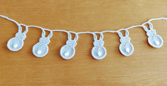 Gray Bunny Rabbit Garland Nursery, Bunny Rabbit Nursery, Kids Room Decor, Kids Gift, Bunting Nursery, Bunny Tails, Bunny Ears, Garland Decor