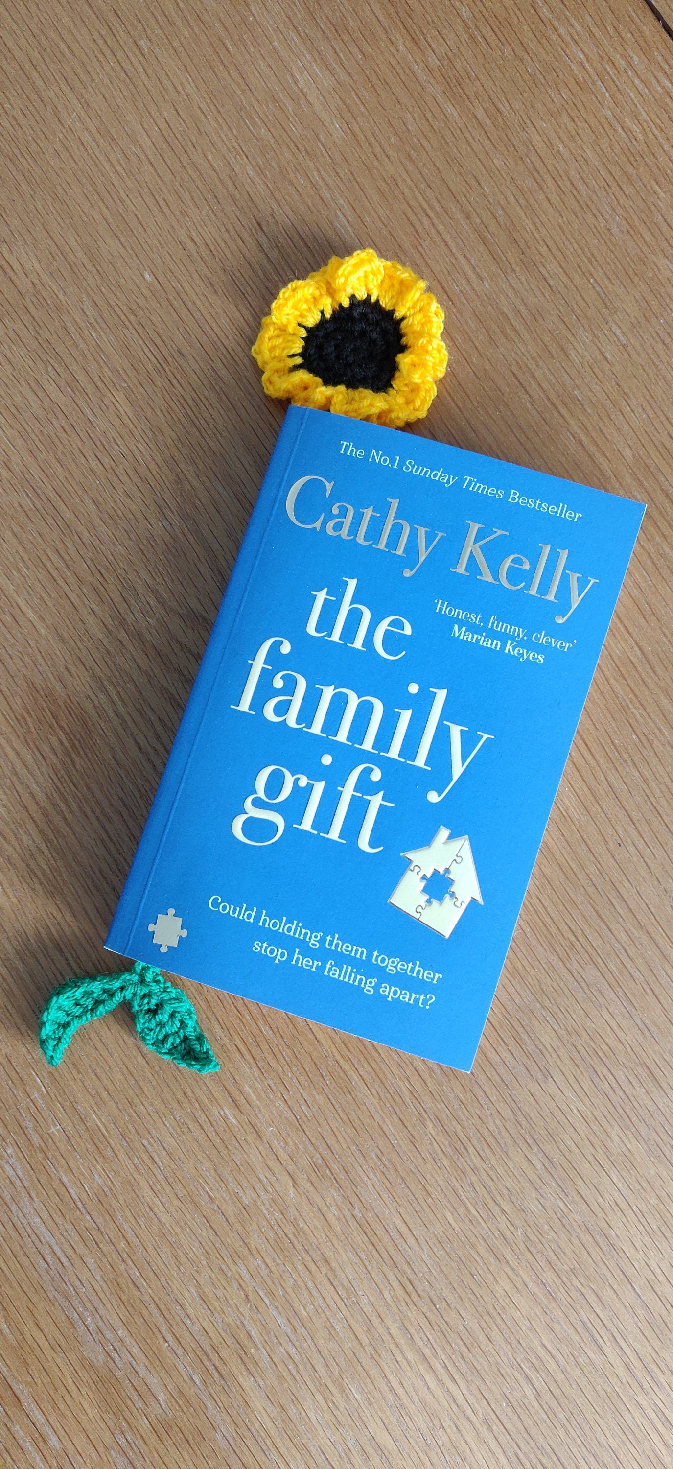 Crochet Sunflower Bookmark, Book Lover Gift, Mothers Day