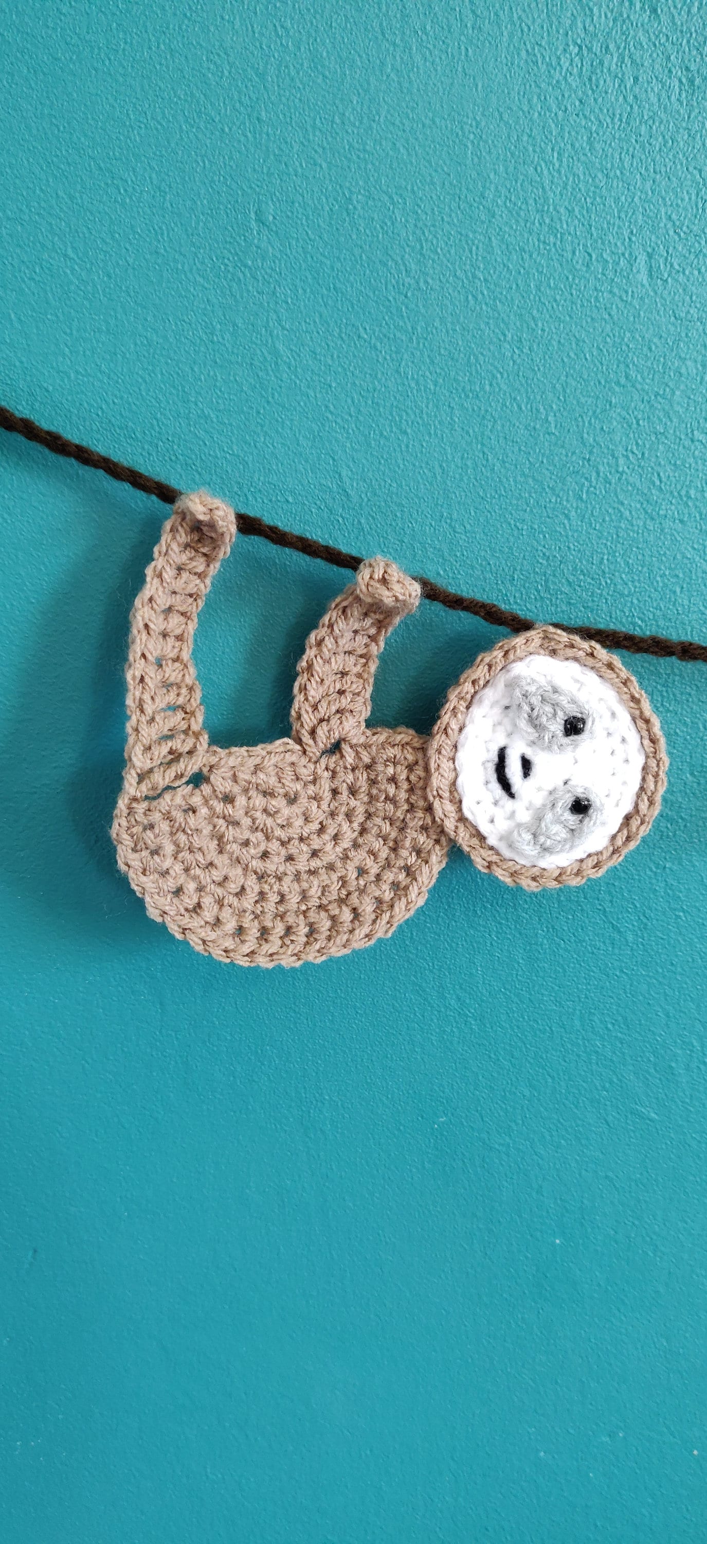 Crochet Sloth Bunting, Sloth Gift, Sloth Birthday Decoration, Sloth Gifts for Her, Sloth Garland, Sloth Life, Sloth Theme Decorations