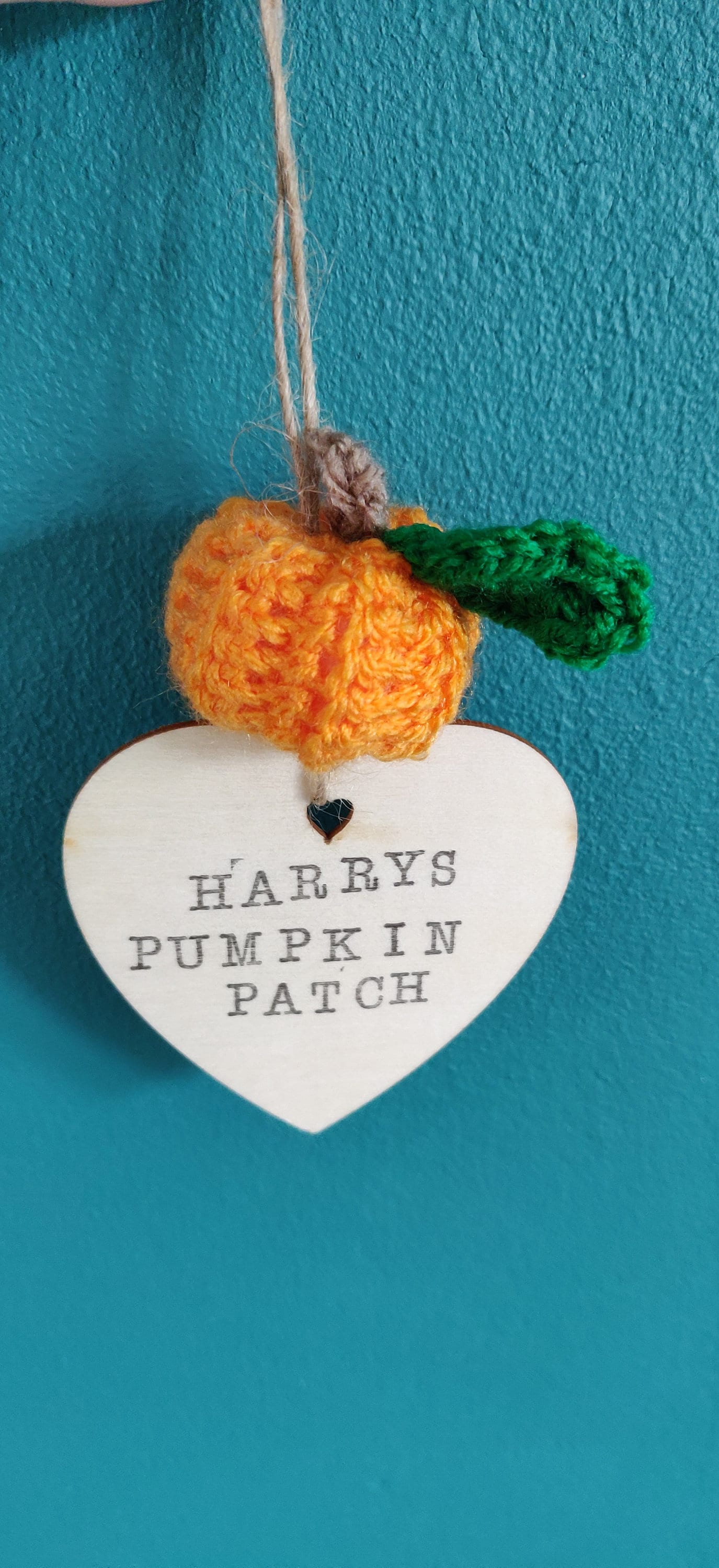 Pumpkin Patch Wooden Sign, Halloween Pumpkin Plaque, Crochet Pumpkin Decoration, Autumn Decor, Fall Decorations, Personalised Pumpkin Sign