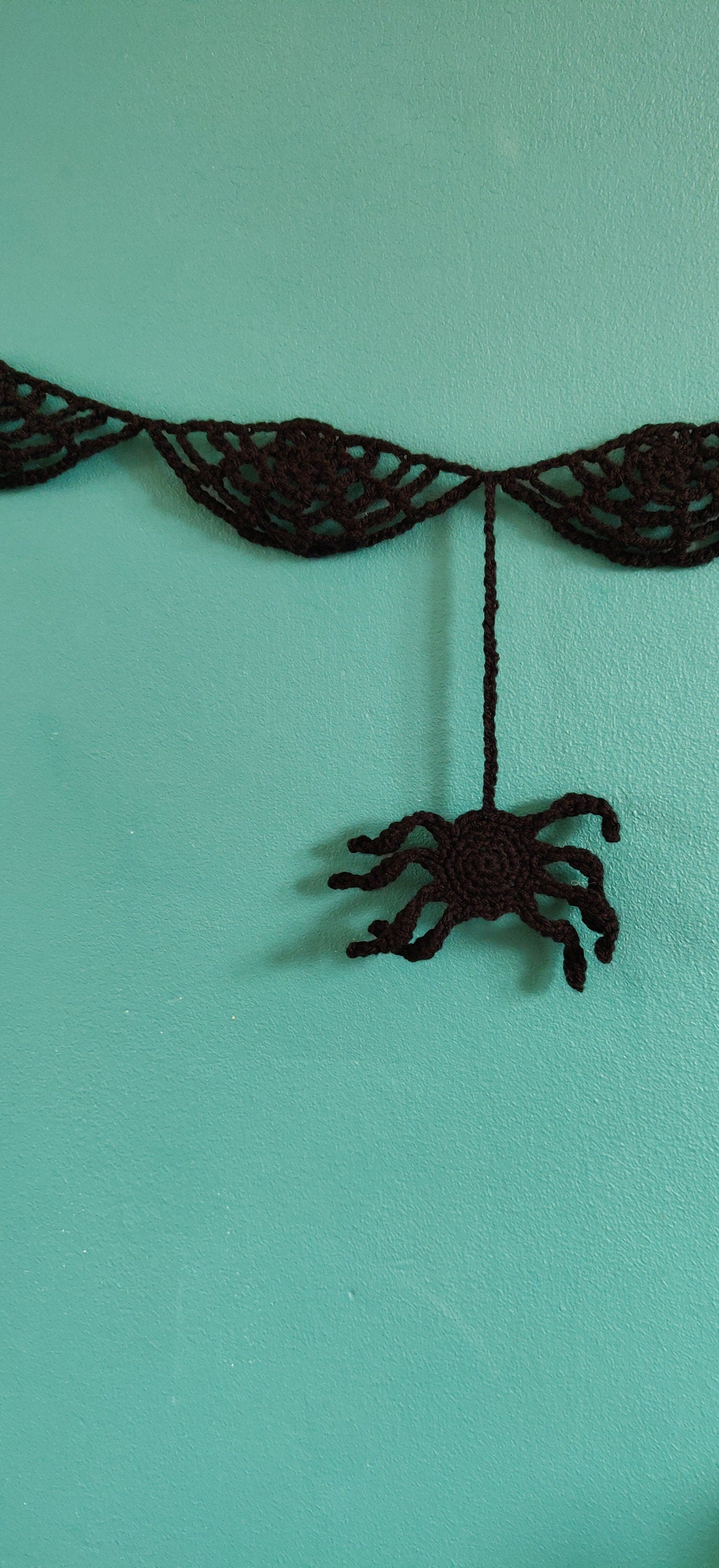 Halloween Bunting, Spider Web Garland, Halloween Decorations, Spider Decor, Black Halloween Decorations, Spider Web Gothic Decorations