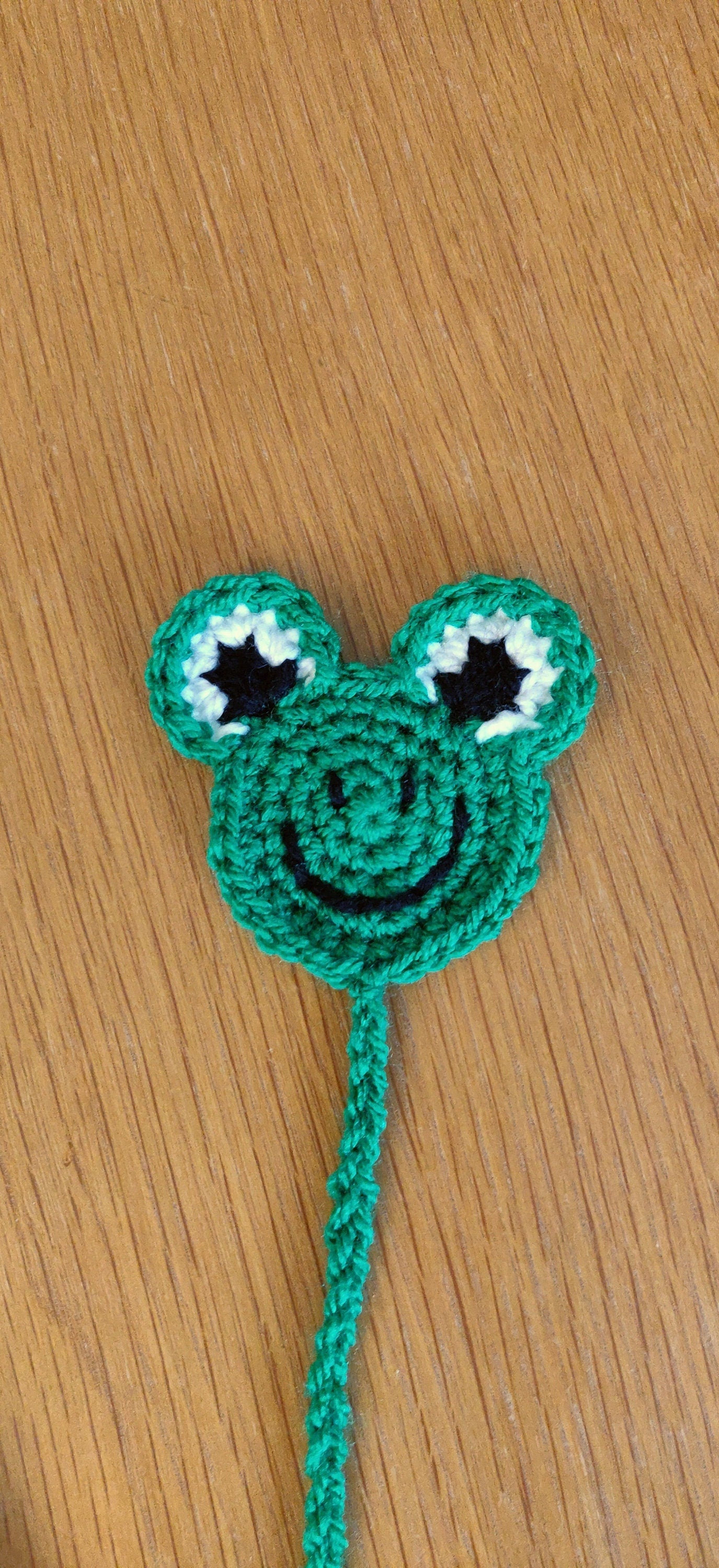 Frog Bookmark, Crochet Animal Bookmark, Book Accessories, Book Gift, Small Frog Gift, Crochet Toad Gift, Frog Plush, First day of School