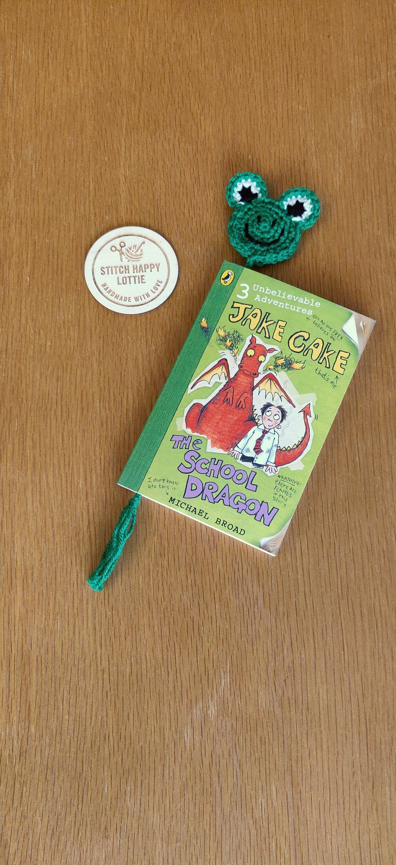 Frog Bookmark, Crochet Animal Bookmark, Book Accessories, Book Gift, Small Frog Gift, Crochet Toad Gift, Frog Plush, First day of School