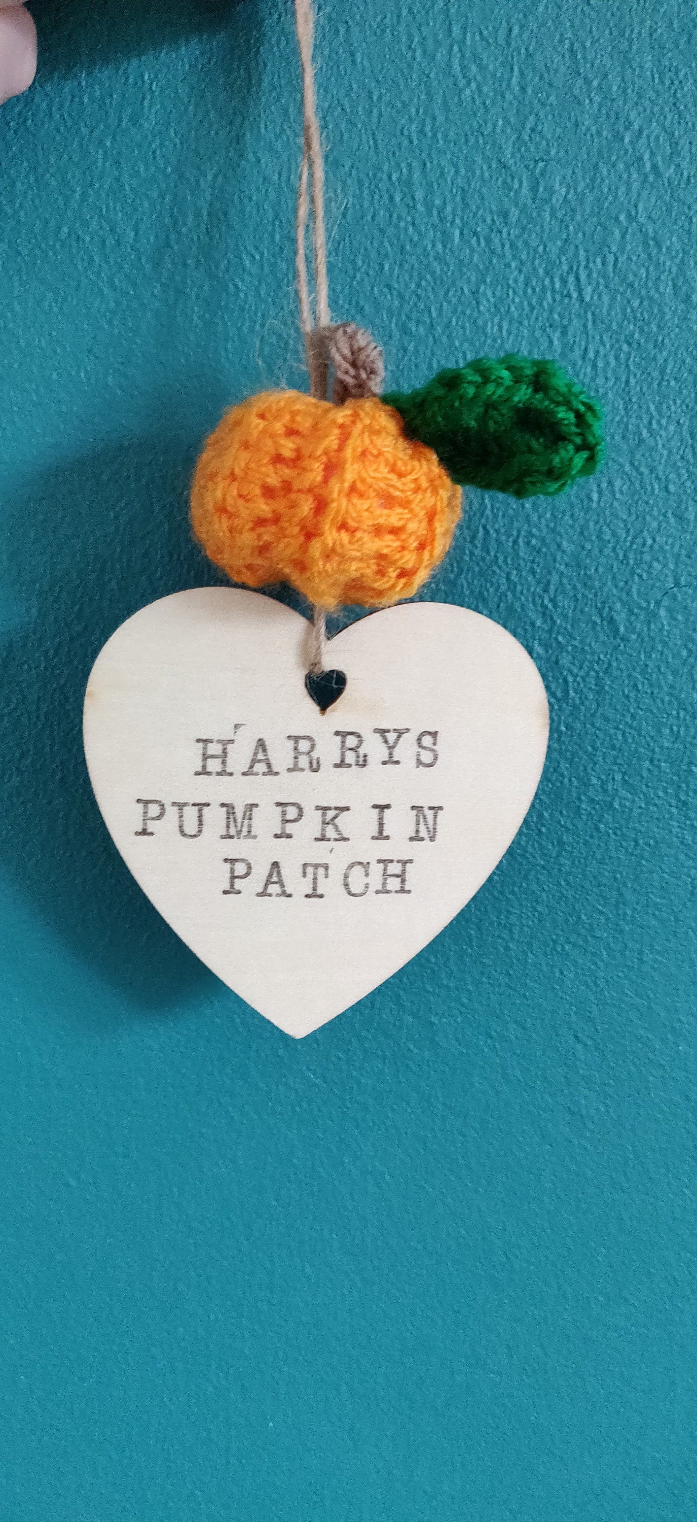 Pumpkin Patch Wooden Sign, Halloween Pumpkin Plaque, Crochet Pumpkin Decoration, Autumn Decor, Fall Decorations, Personalised Pumpkin Sign