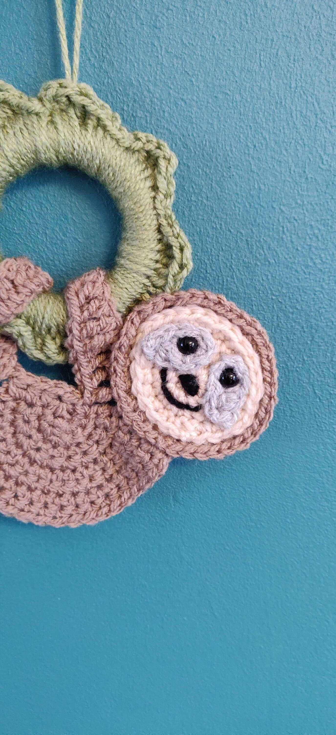 Sloth Wall Decor, Sloth Gift, Sloth Life, Sloth Love, Sloth Crochet, Sloth Decorations, Sloth Figure, Sloth Print, Sloth on the Branch