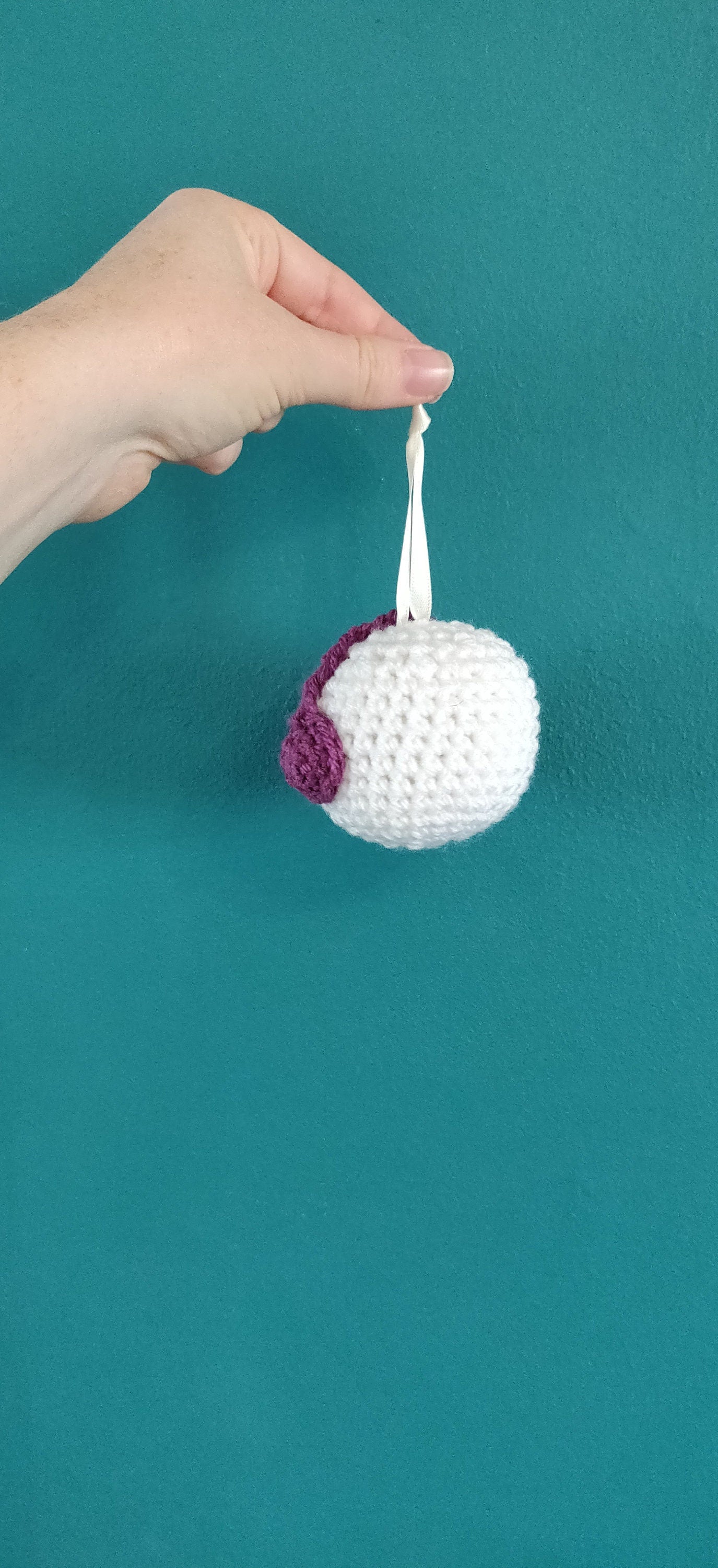 Snowman Decoration, Crochet Snowman Face, Snowman Bauble, Christmas Snowman Ornament, Christmas Tree Baubles, Christmas Tree Decorations