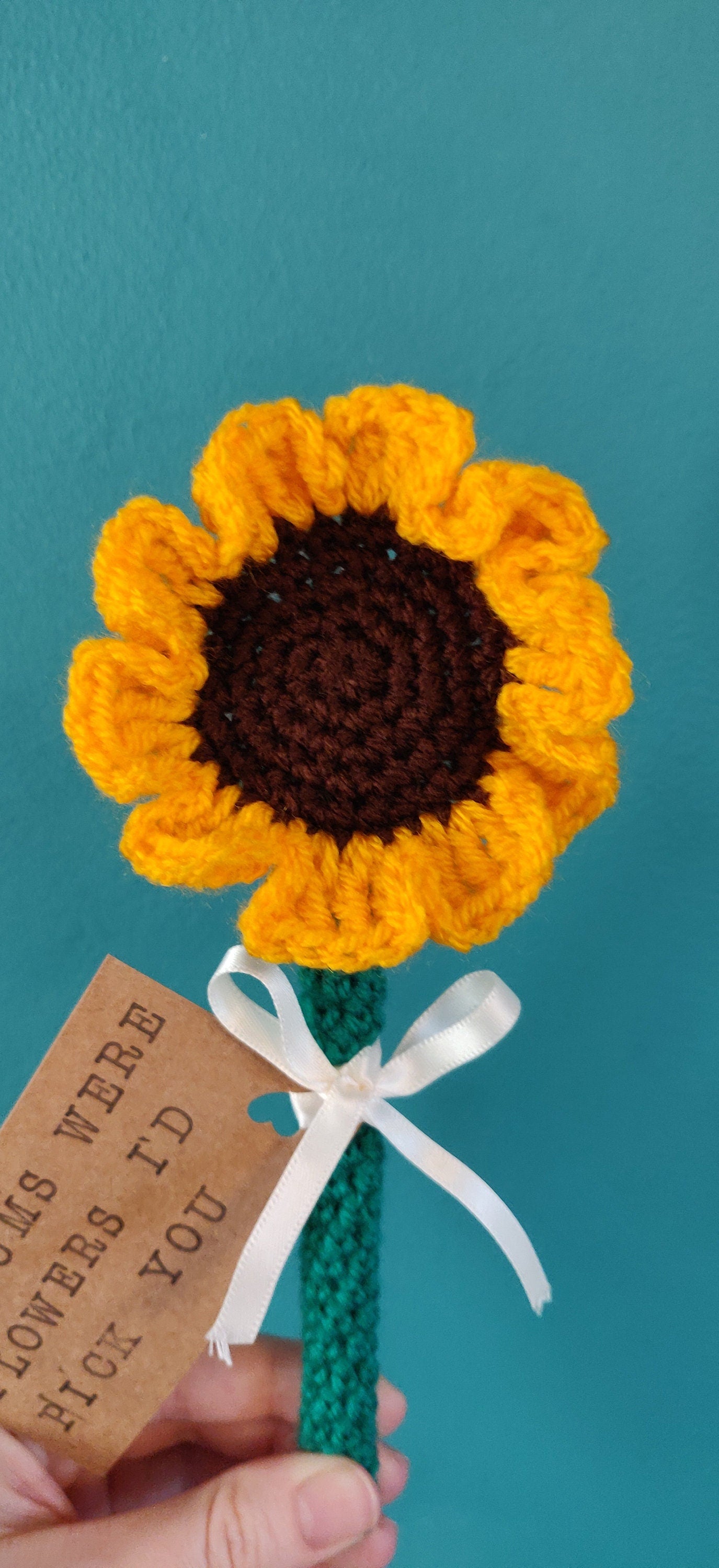 Mothers Day Sunflower Gift, Gifts for Mum, If Mum's Were Flowers I'd Pick You, Personalised Mother's Day Gift, Artificial Sunflower Present