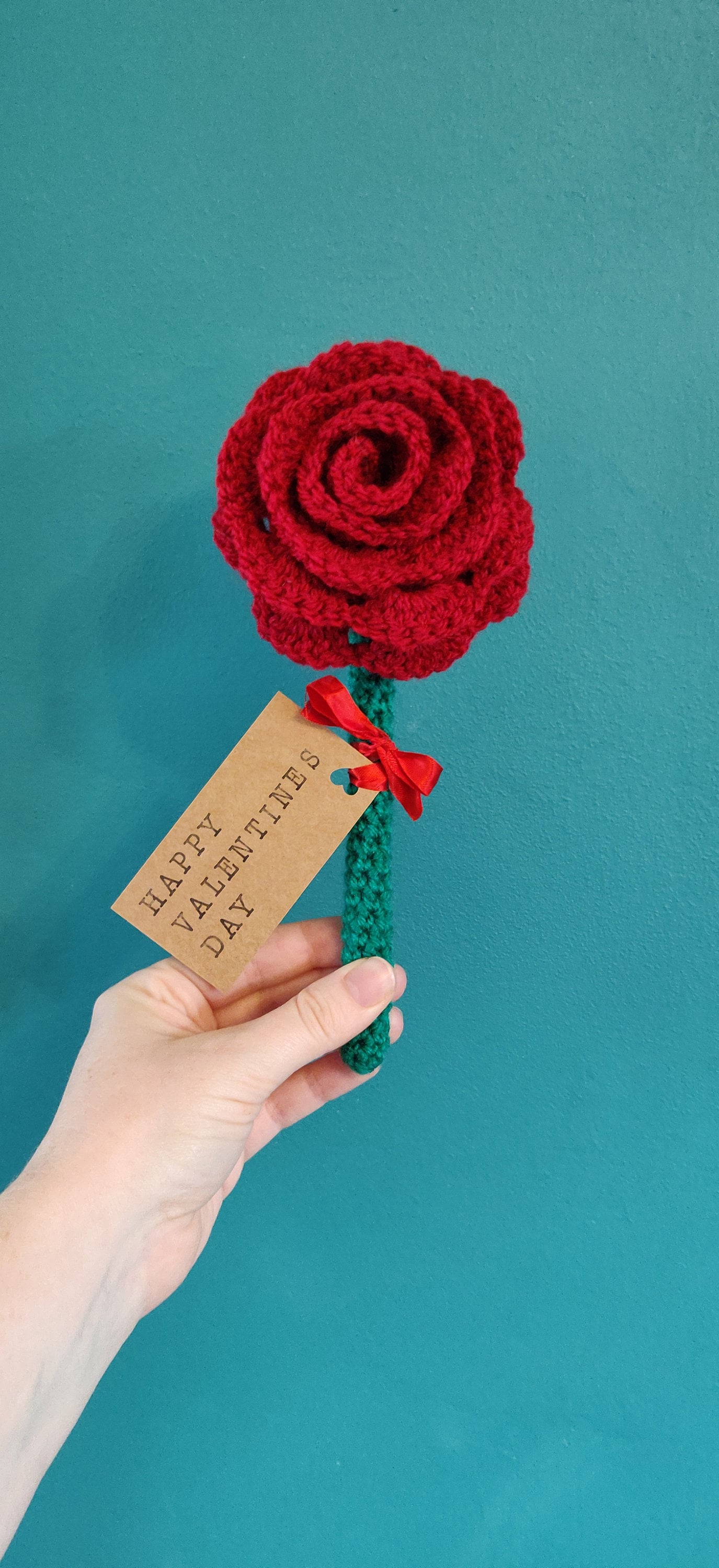Anniversary Crochet Rose, Forever Flowers, Custom Artificial Rose, Romantic Gift, 1st Anniversary Gift for Parents, Wedding Roses