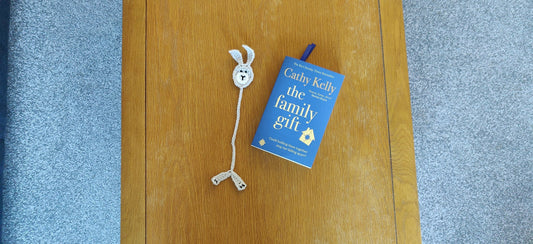 Bunny Bookmark, Crochet Rabbit Gift, Bunny Ears, Bunny Tail, Easter Bunny Decorations, Grey Hare Book Marker, Hare Gift, Spring Brown Bunny