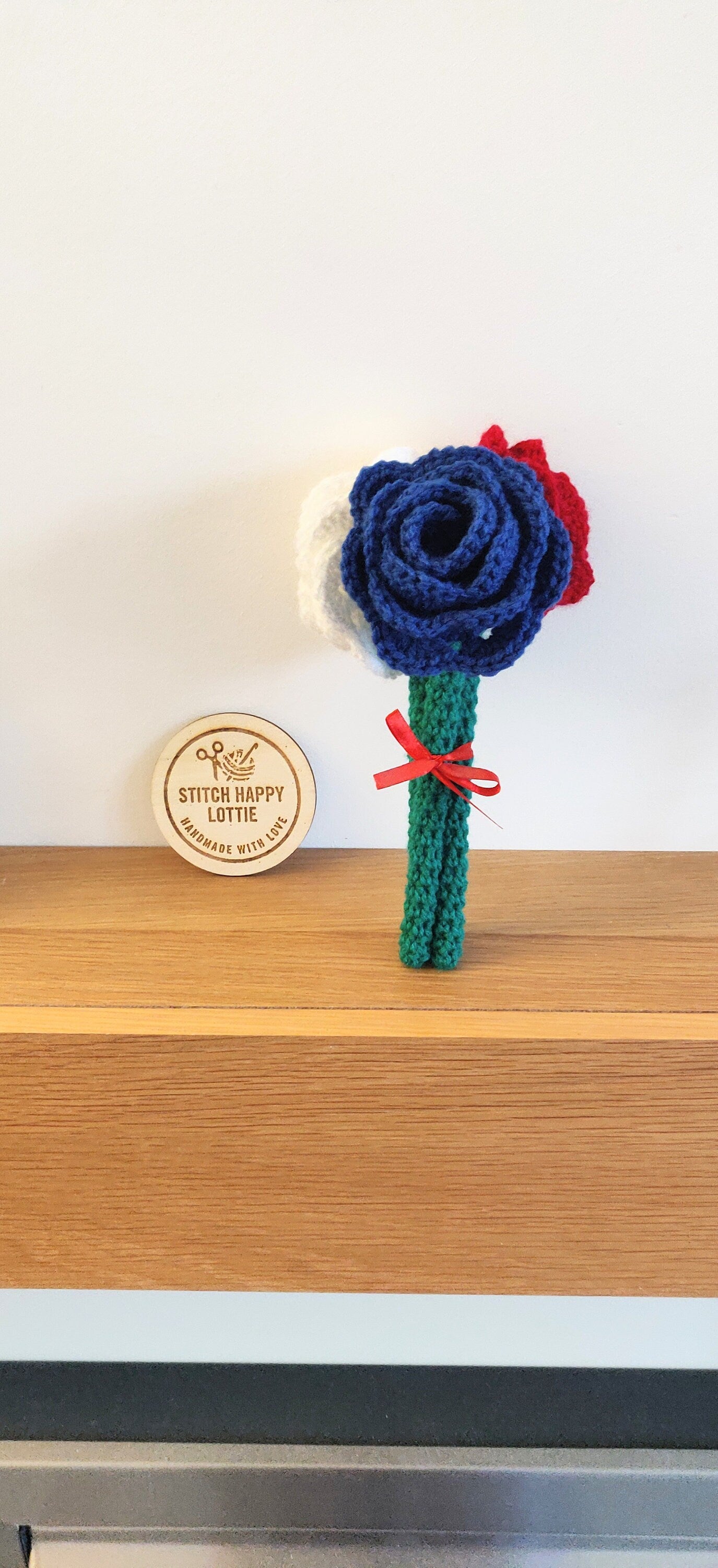 Fourth of July Decoration, Red, White and Blue Flowers, Independence Day Gift, Independence Day Party Decoration, Patriotic Decor, 4th July