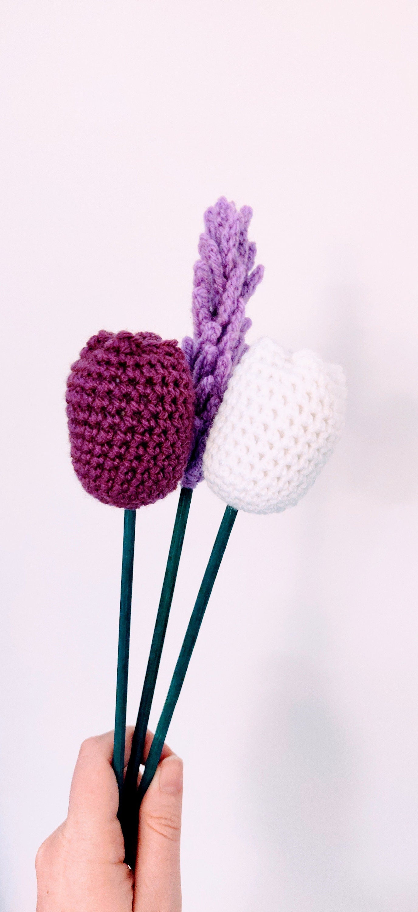 Tulip and Lavender Bouquet, Artificial Flower Arrangement, Purple Flower Gift, Lavender Gift, Mother's Day Gift, Faux Floral Home Decoration