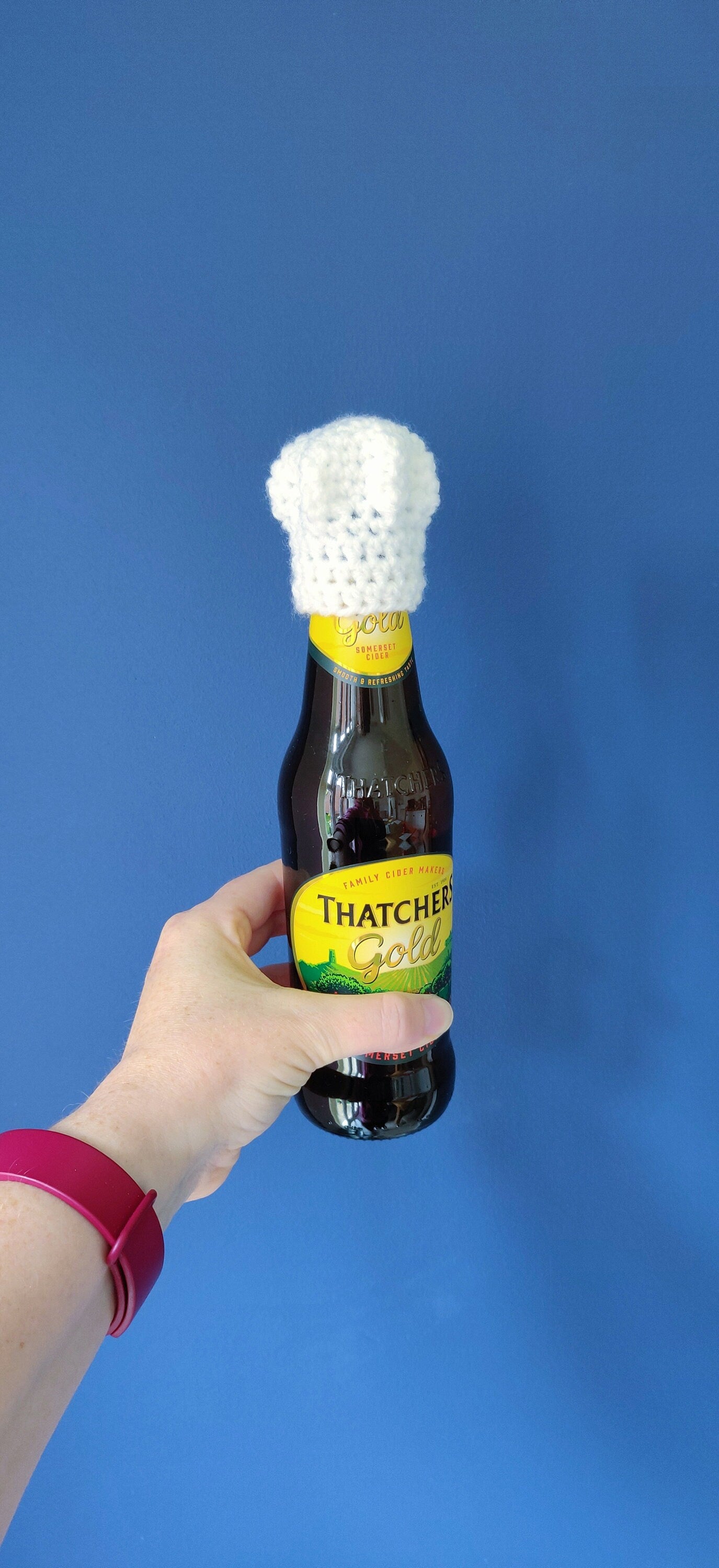 Mini Chef Hat Bottle Topper, Cookery Graduation Gift