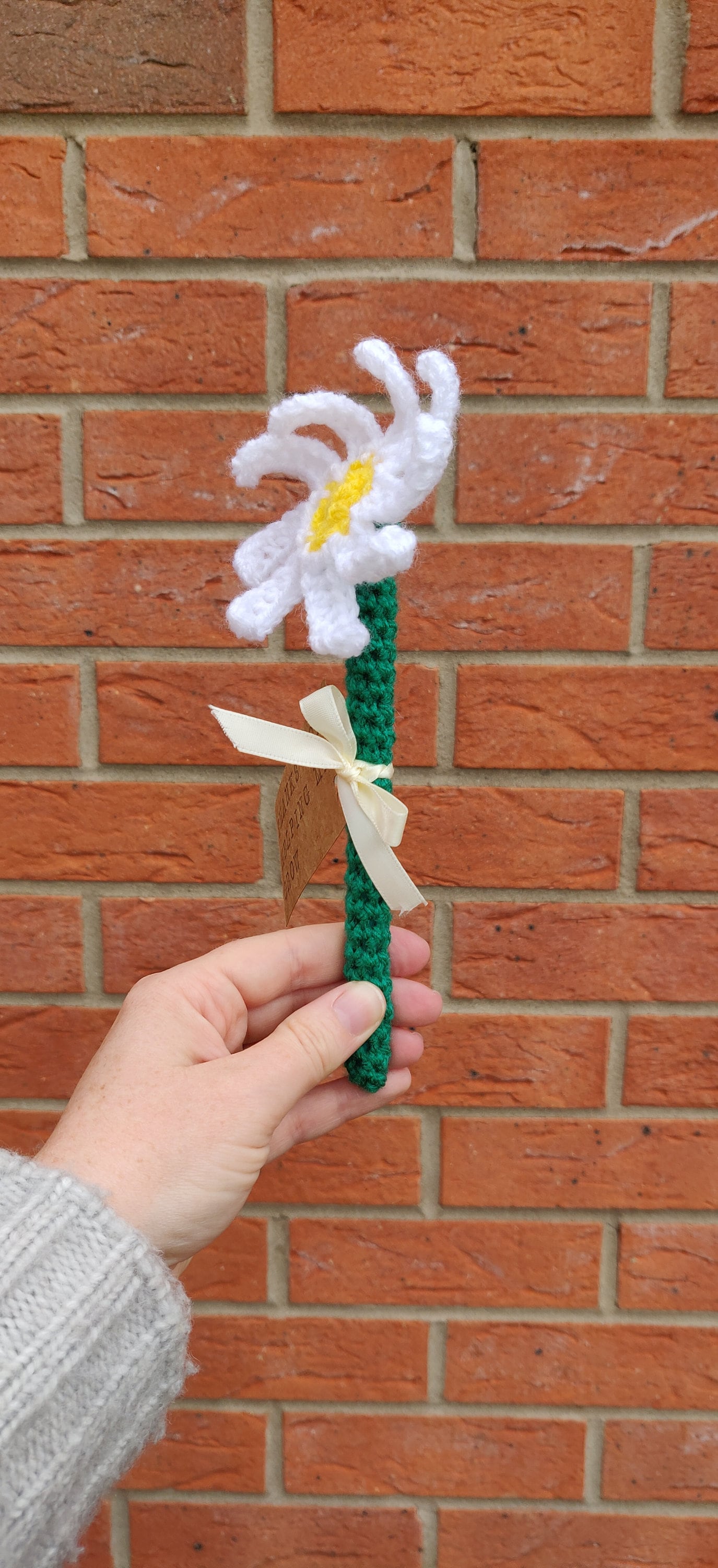 Daisy Teacher Gift, Gifts for Teachers, Thank You for Helping Me Grow, Personalised Teacher Assistant Gift, Artificial Daisy, Fake Daisy
