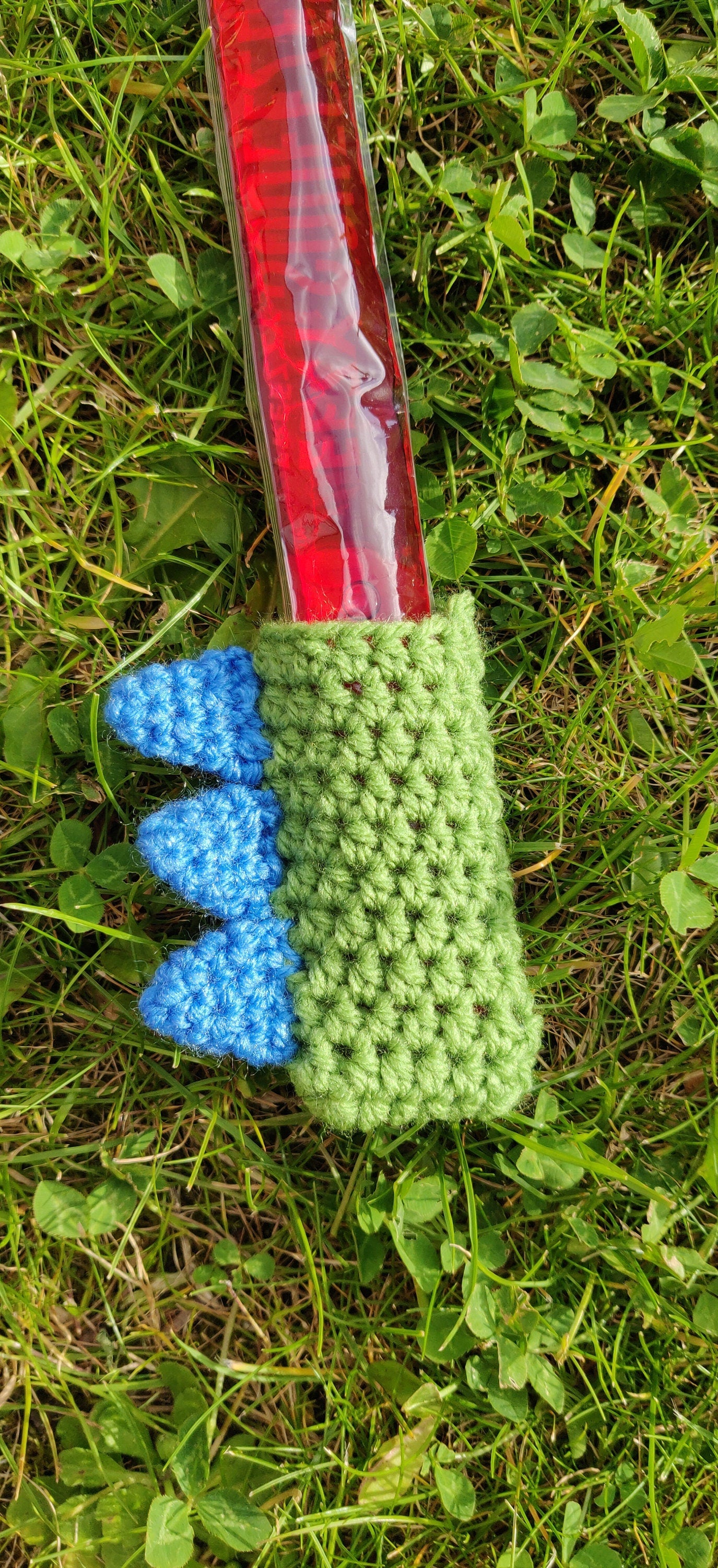 Dinosaur Ice Pop Holder, Dinosaur Gift, Summer Gift, Popsicle Holder, Cold Hand Dinosaur, Crochet Green Dinosaur, Summer Party Favours