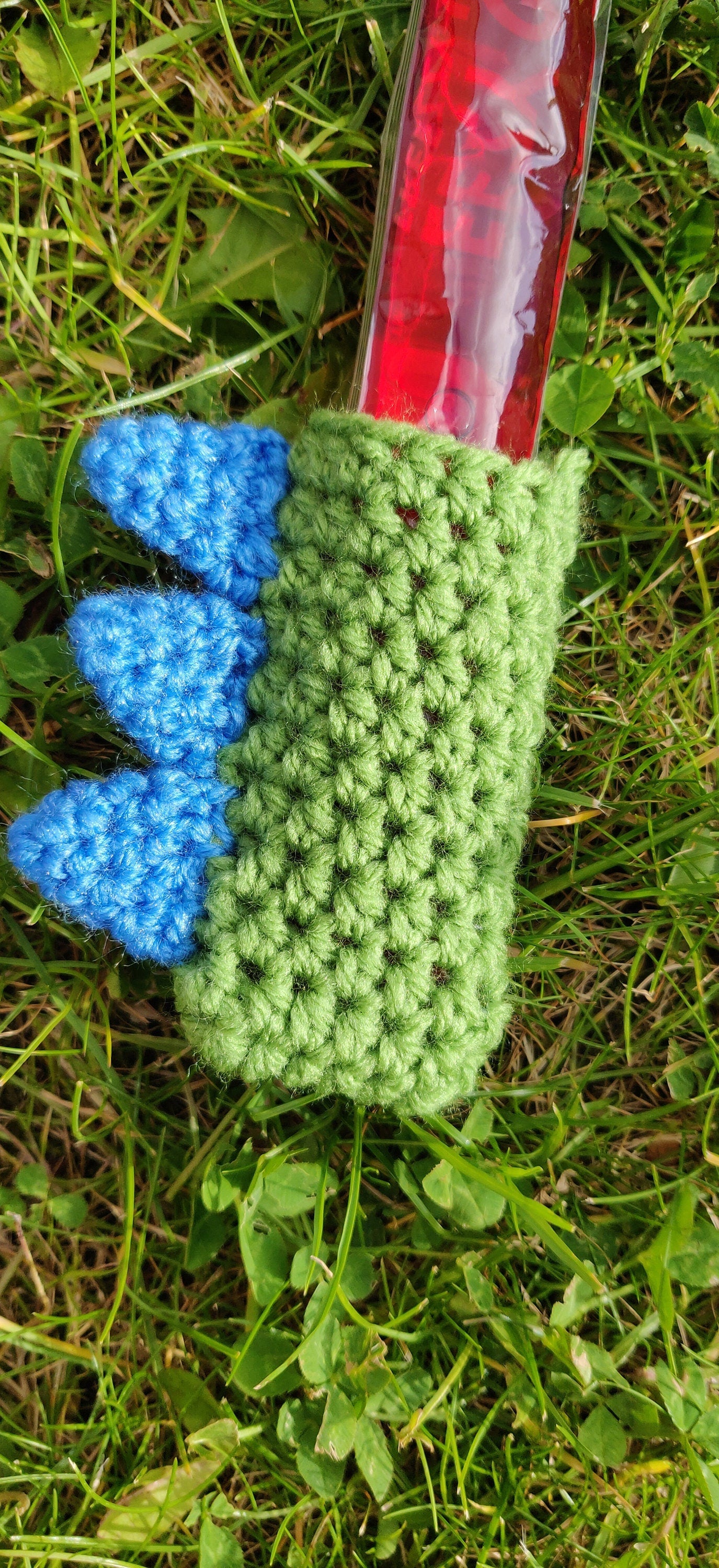 Dinosaur Ice Pop Holder, Dinosaur Gift, Summer Gift, Popsicle Holder, Cold Hand Dinosaur, Crochet Green Dinosaur, Summer Party Favours
